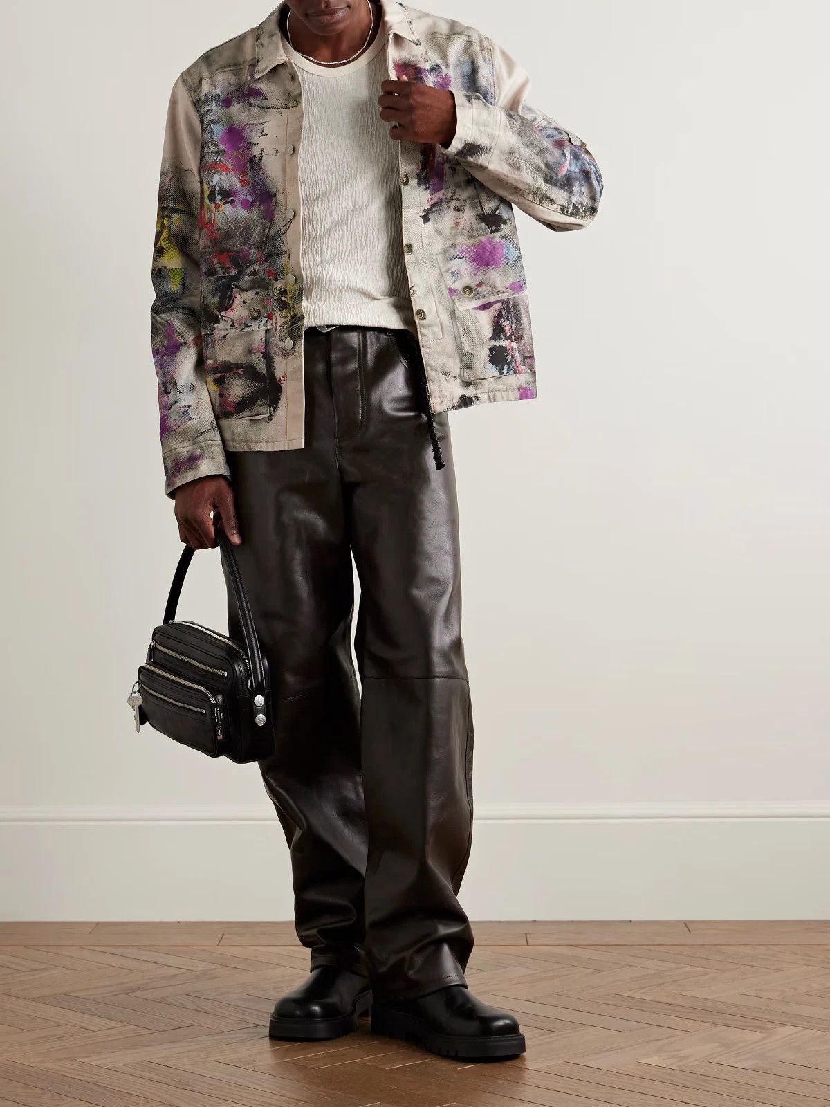 Acne Studios ACNE STUDIOS Printed Denim Jacket Size US M / EU 48-50 / 2 - 4 Thumbnail