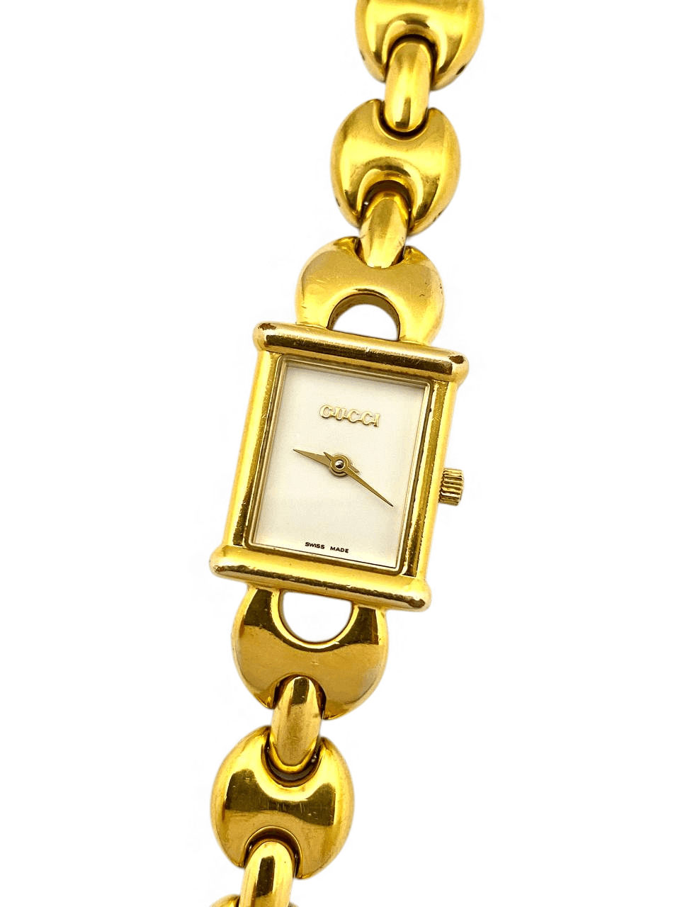 Gucci Gucci GG Horsebit Chain Gold Plated Tank Watch Vintage Size ONE SIZE - 7 Thumbnail