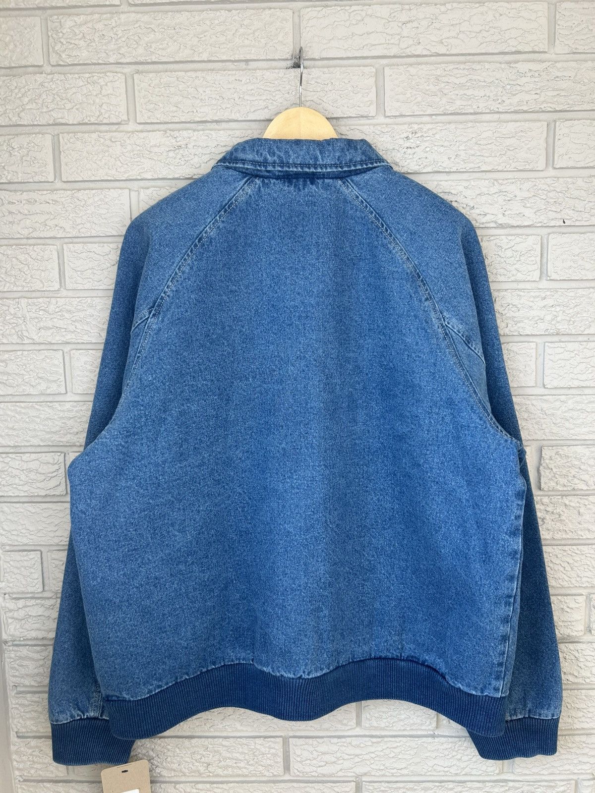 Levi's Levis Denim Bomber Jacket Size US XL / EU 56 / 4 - 7 Thumbnail