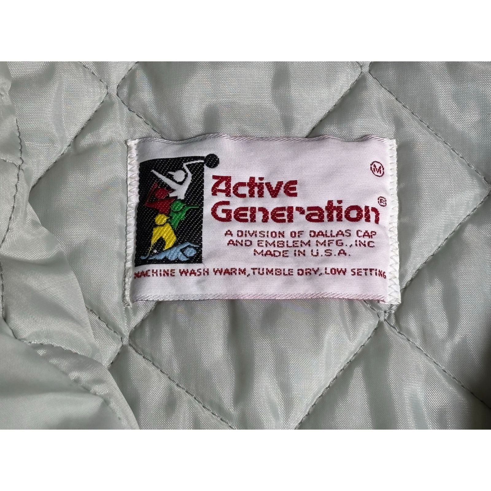 The Unbranded Brand Active Generation Satin Bomber Jacket USA Made Size US M / EU 48-50 / 2 - 5 Thumbnail