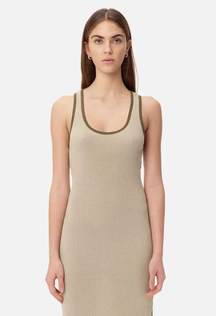 John Elliott John Elliott Silk Rib Midi Dress Size XS / US 0-2 / IT 36-38 - 2 Thumbnail