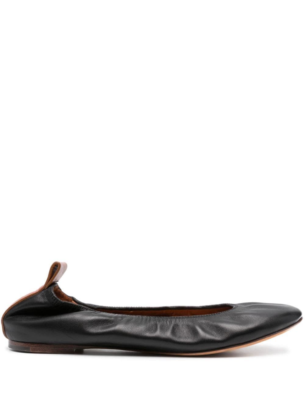 Lanvin LEATHER BALLET FLATS Size US 6 / IT 36 - 1 Thumbnail