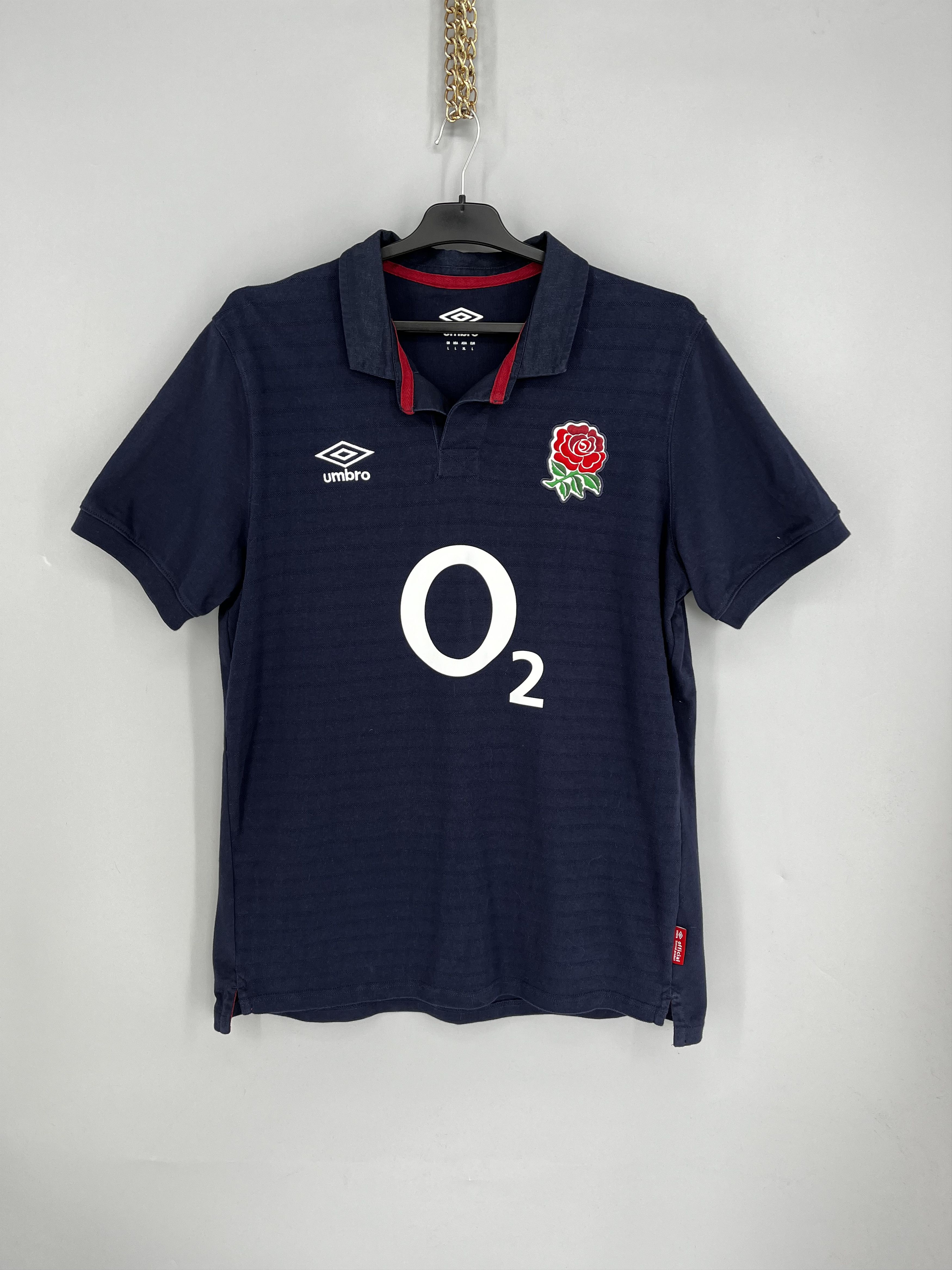 Umbro Umbro England League O2 Rugby Jersey Shirt Men’s Size L Size US L / EU 52-54 / 3 - 1 Thumbnail