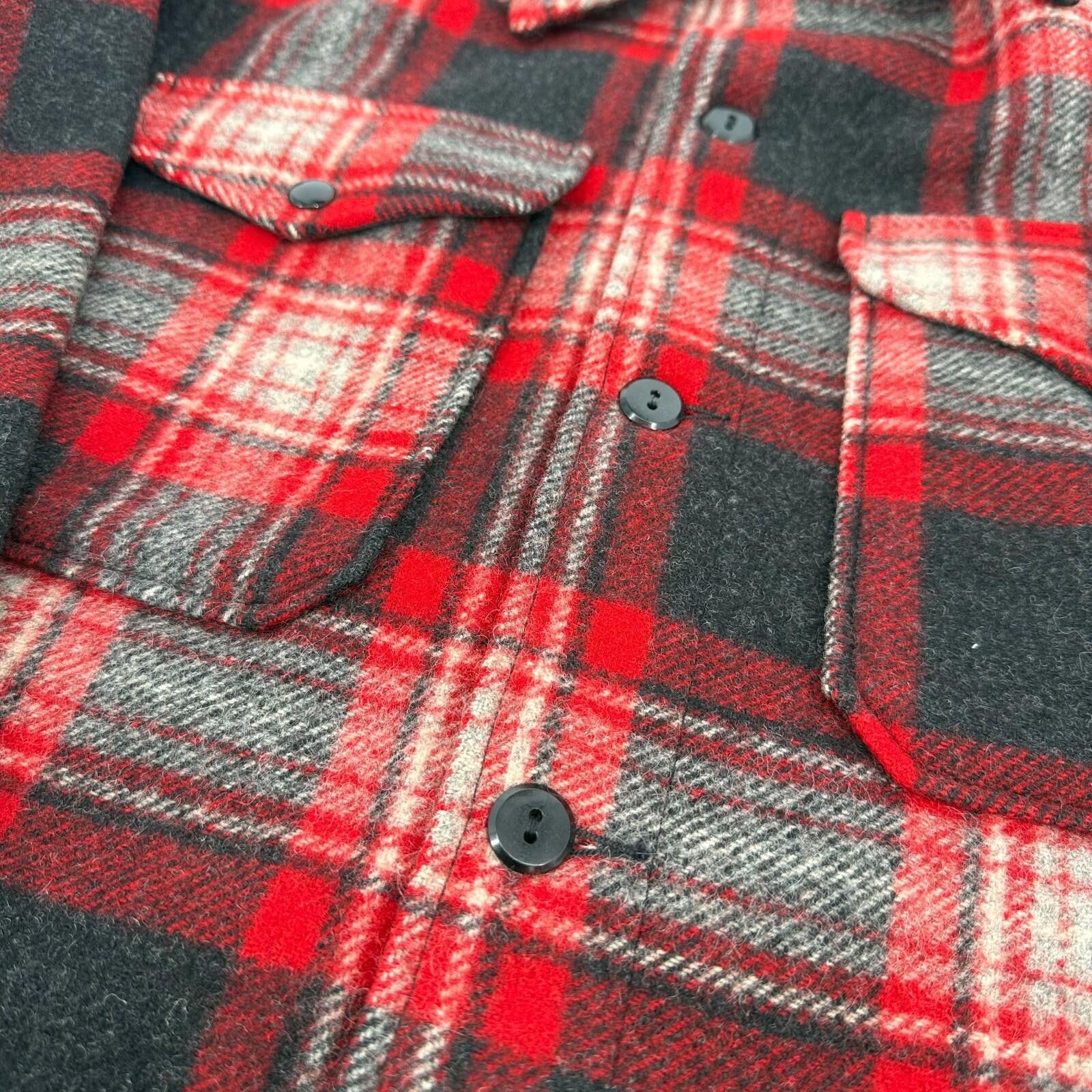 Pendleton VTG 1960s Pendleton Mackinaw Cruiser Jacket Wool Mens Medium Size US M / EU 48-50 / 2 - 4 Thumbnail