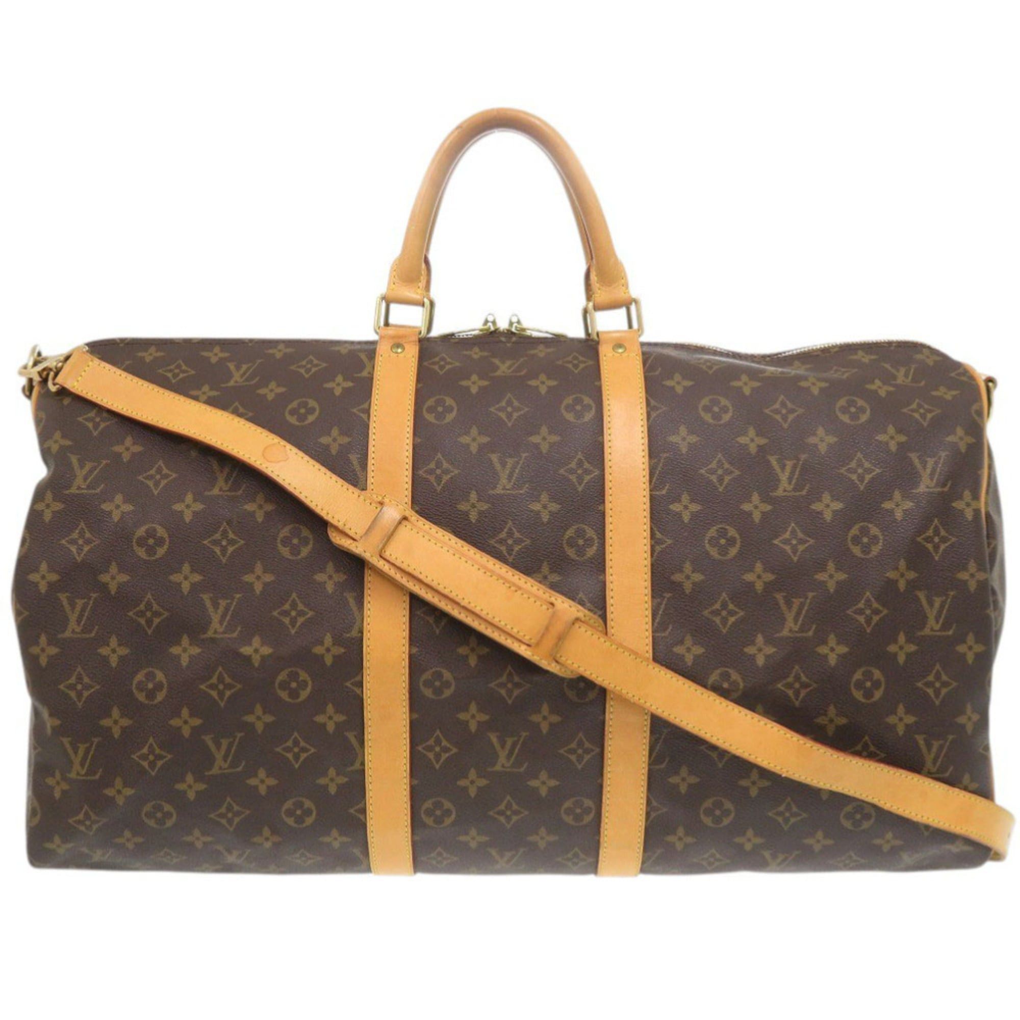 Louis Vuitton Louis Vuitton Keepall Bandouliere 55 Monogram Boston Bag M41414 LV 0680LOUIS VUITTON Size ONE SIZE - 1 Thumbnail
