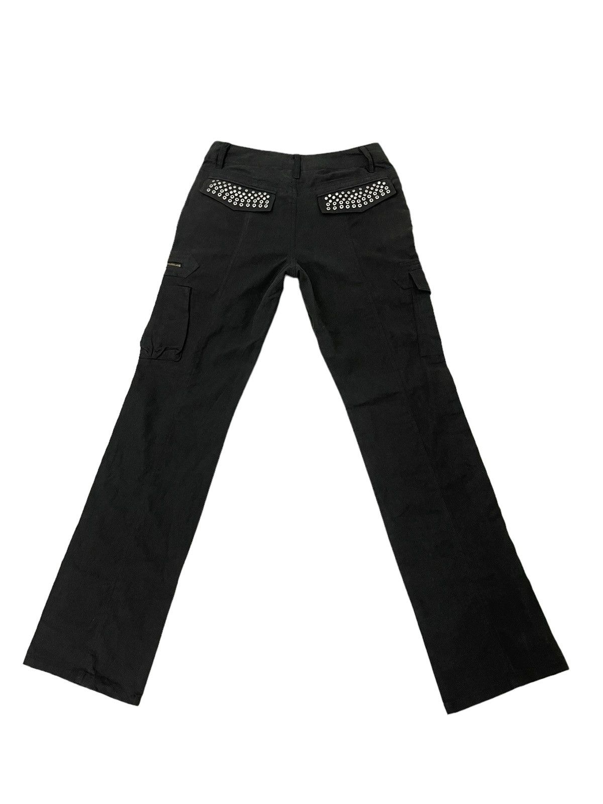 Japanese Brand Slight Flare Cargo Tornado Mart Slim Low Rise Boot Cut 7🟦7 Size US 29 - 11 Thumbnail