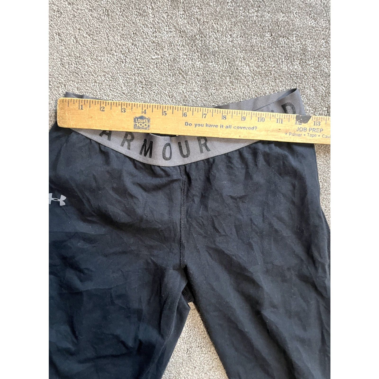 Under Armour VINTAGE Under armour Womens 1316142 016 UA Favorite Crop leggings XS Black Size 26" / US 2 / IT 38 - 5 Thumbnail