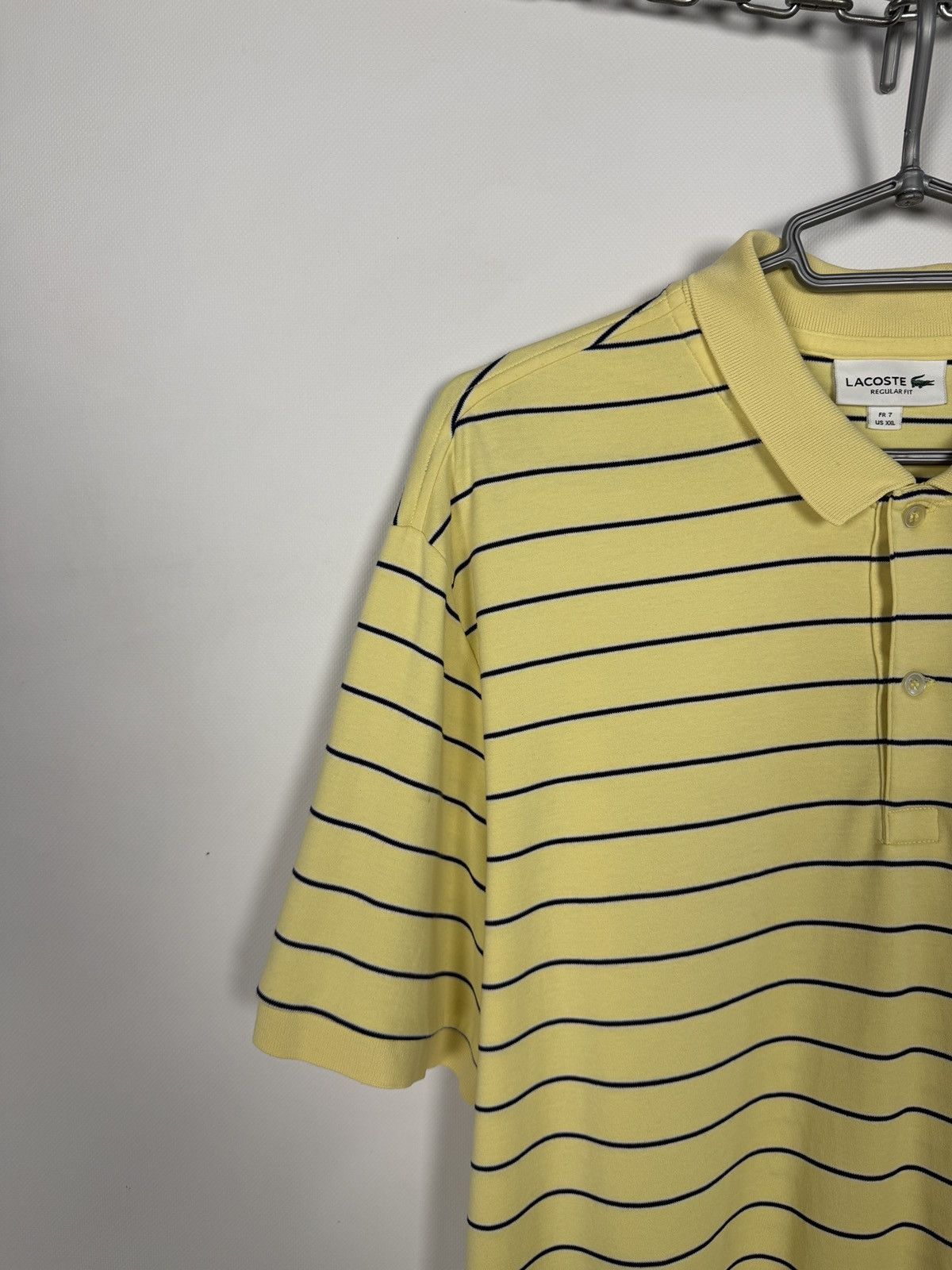 Lacoste Men’s Lacoste Striped Polo Shirt Regular Fit Size 7 (XXL) Size US XXL / EU 58 / 5 - 2 Thumbnail