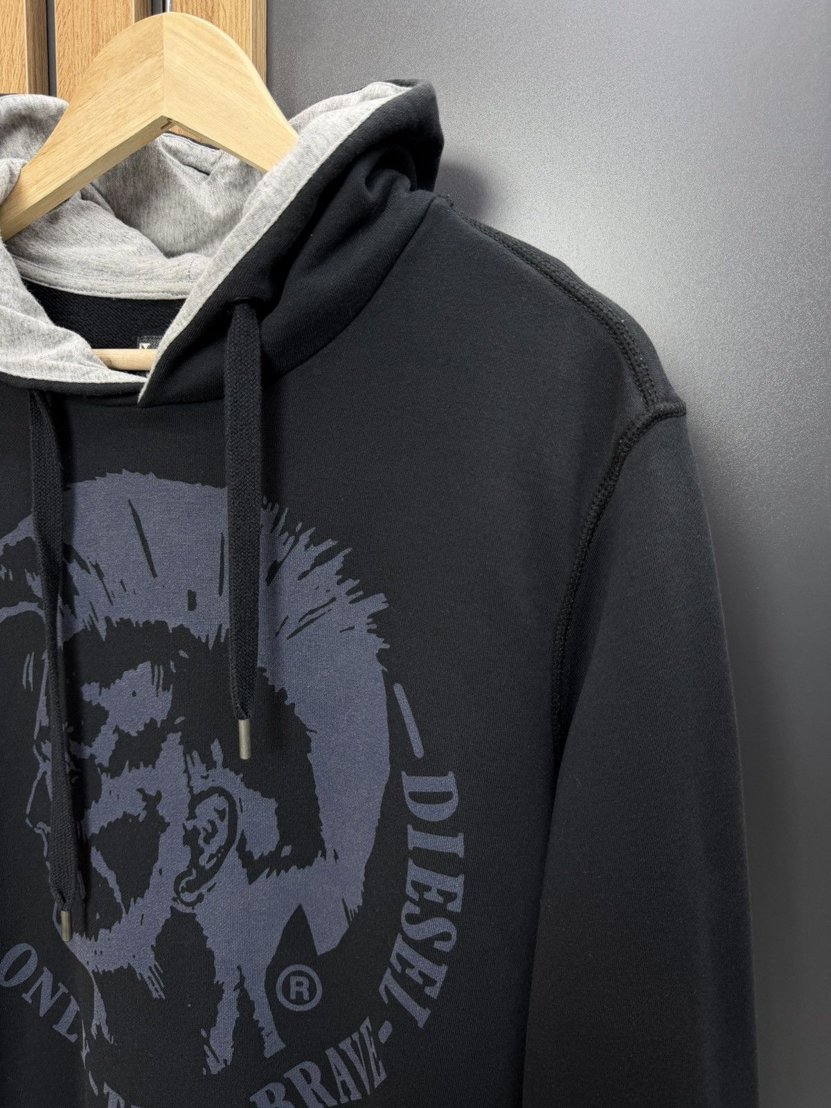 Diesel Diesel Only The Brave Hoodie Black Graphic Size M Pullover Size US M / EU 48-50 / 2 - 4 Thumbnail