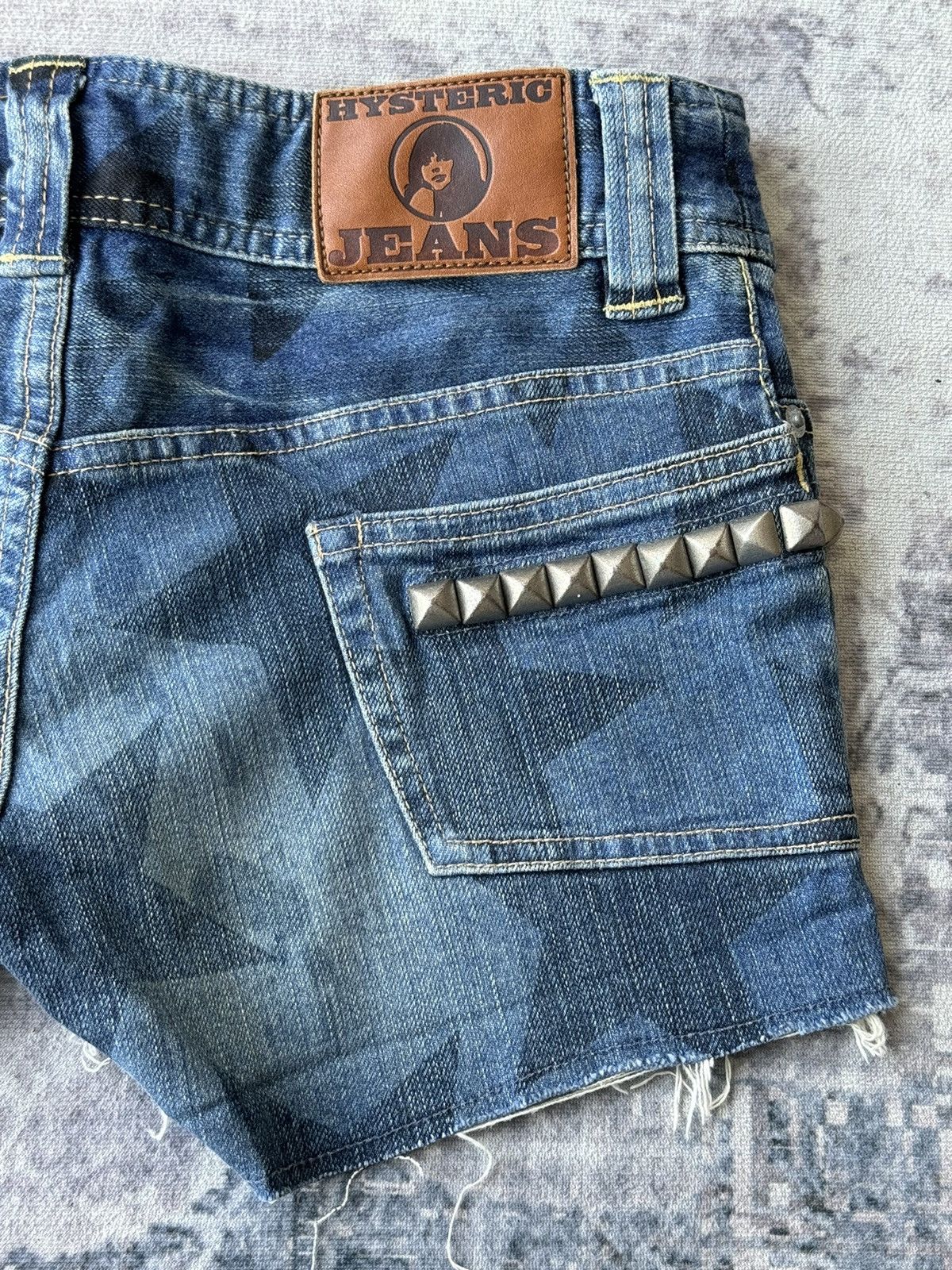 Hysteric Glamour Hysteric Glamour Studded Star Short Denim Size US 35 - 7 Thumbnail