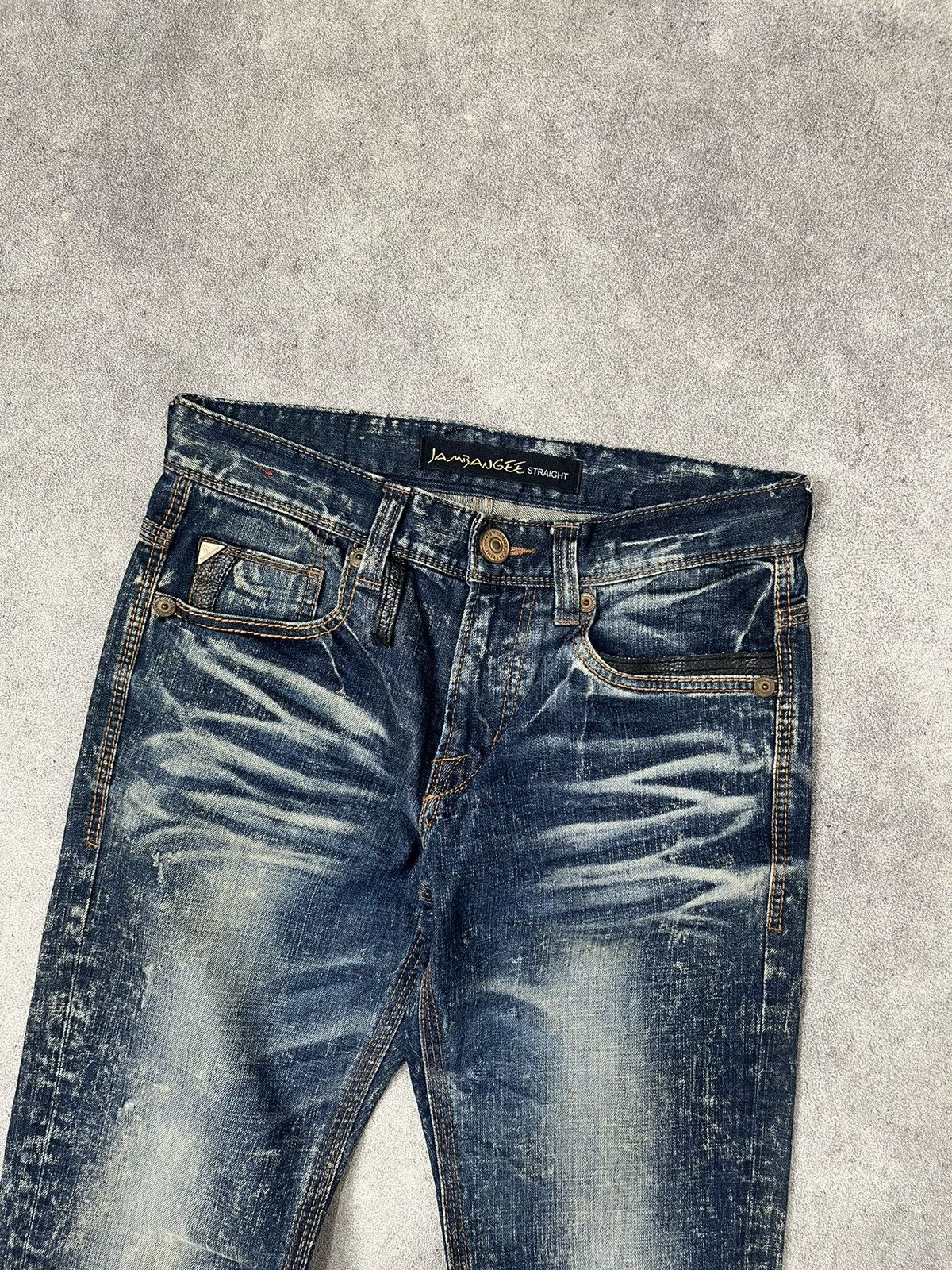 Hysteric Glamour JAMBANGEE straight fit faded acid jeans Size US 33 - 2 Thumbnail