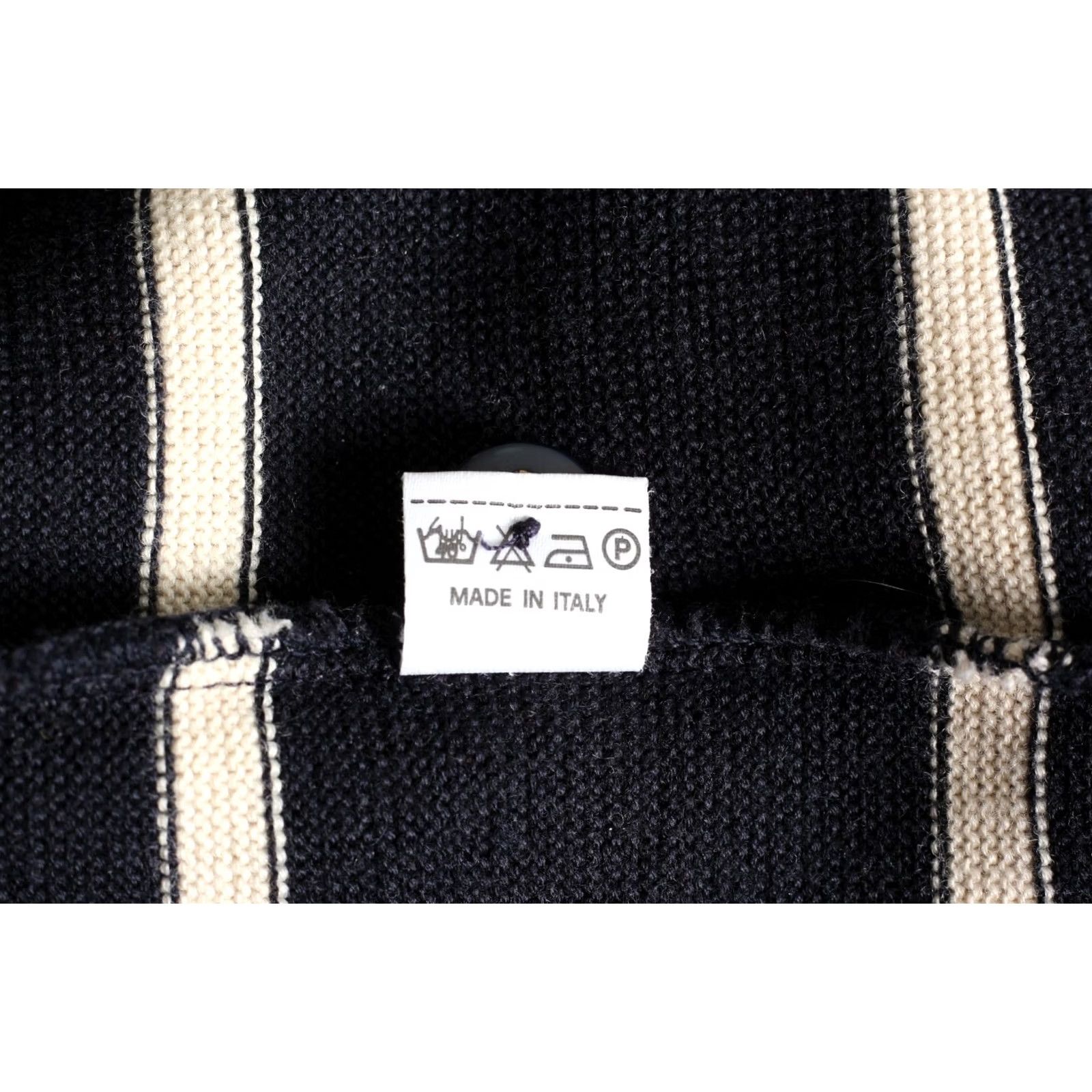 Paul & Shark VINTAGE Paul & Shark Cardigan Jumper Wool Blend Yachting Men XL Blue Knit Striped Logo 90s or 90s-Event Mens Size US XL / EU 56 / 4 - 8 Thumbnail