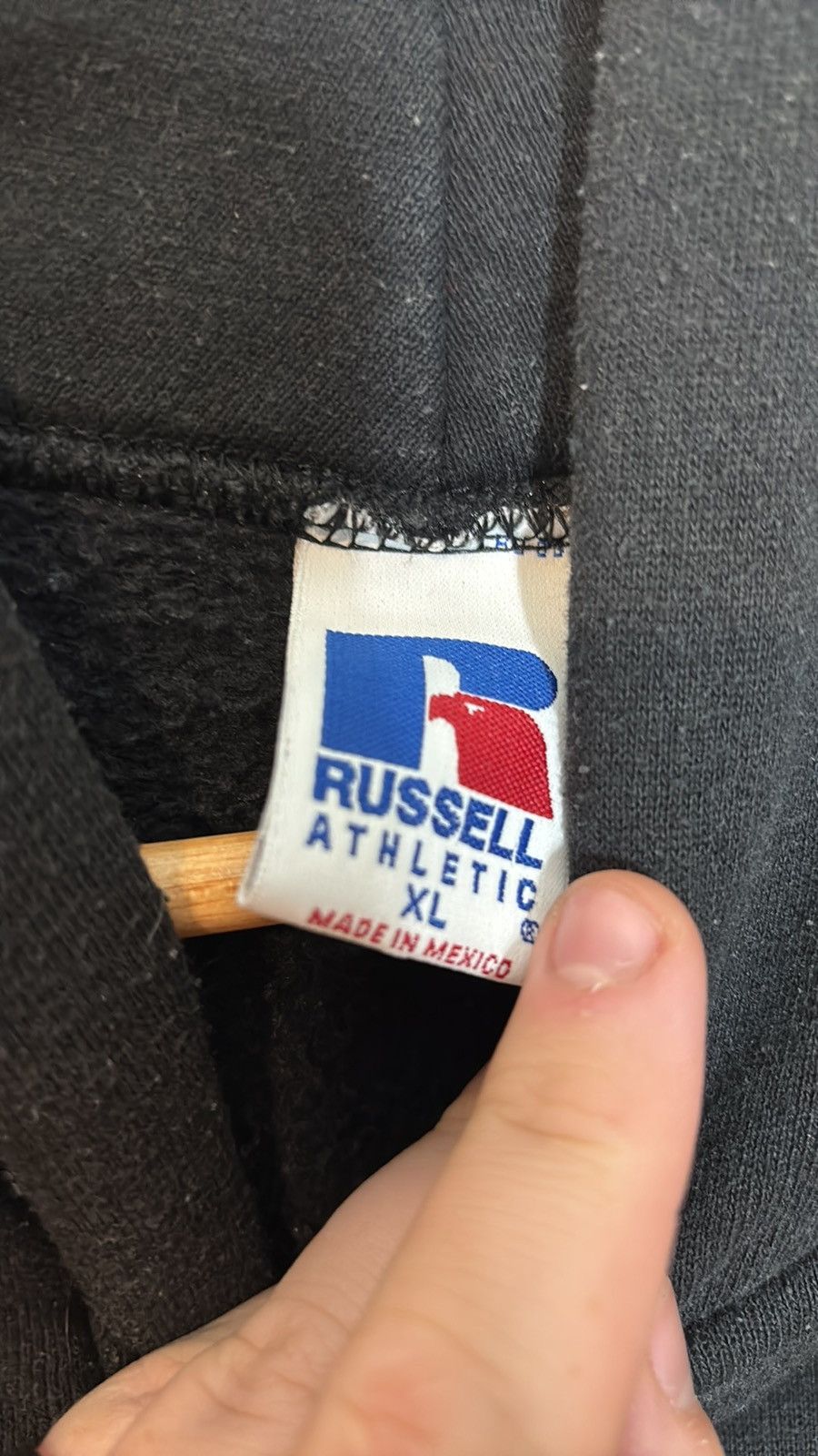Russell Athletic × Vintage Vintage Russell Athletic Hoodie 90s Size US XL / EU 56 / 4 - 3 Thumbnail