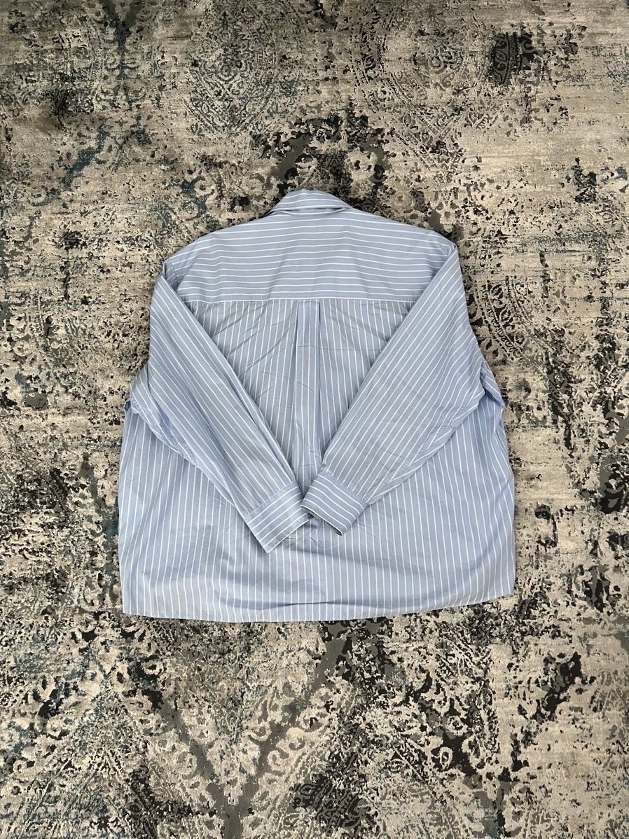Our Legacy Our Legacy Borrowed Shirt Blue Rose Stripe Size US M / EU 48-50 / 2 - 2 Thumbnail