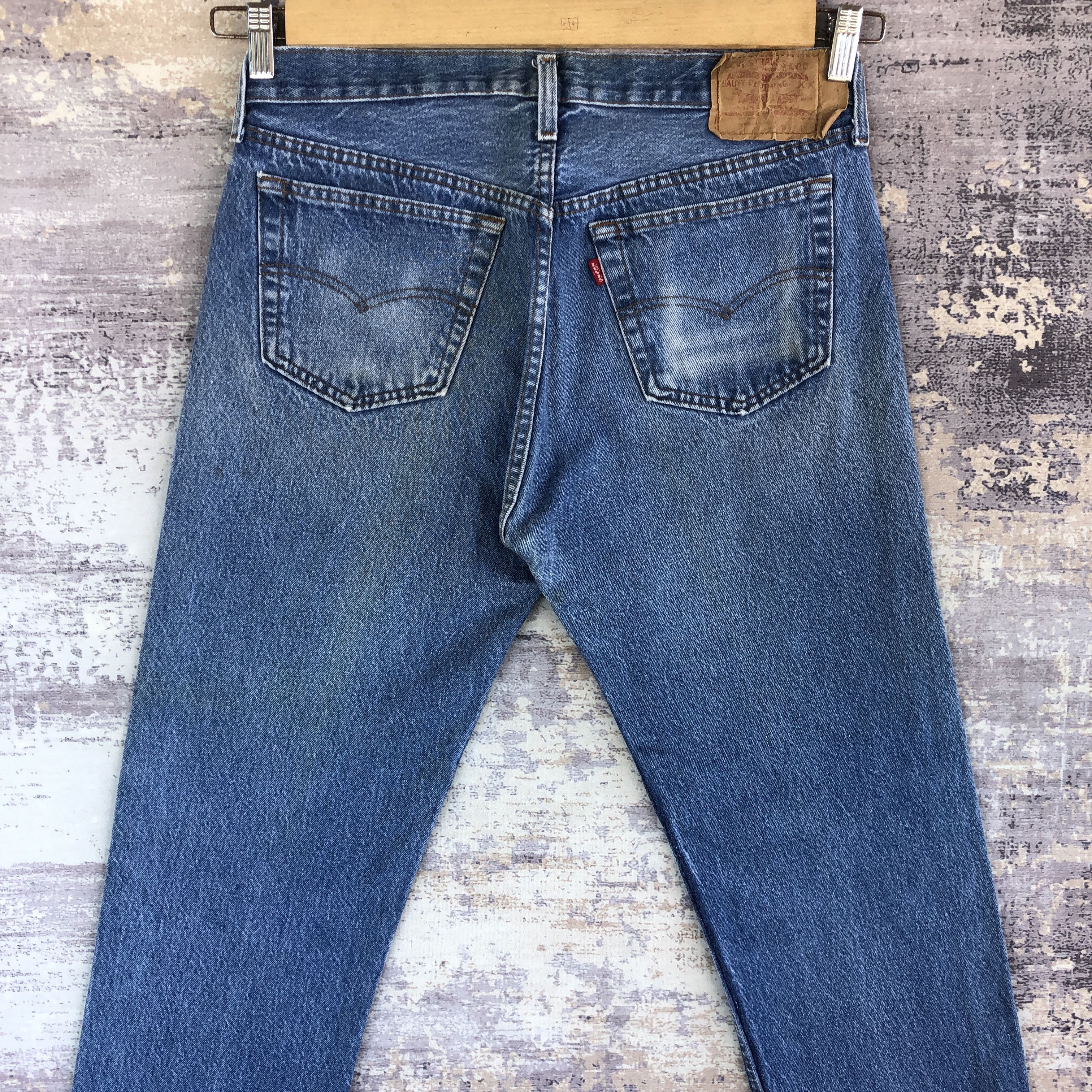 Levi's Vintage 80's Levis 501 Light Wash Jeans Levi's Faded Denim Size US 32 / EU 48 - 4 Thumbnail
