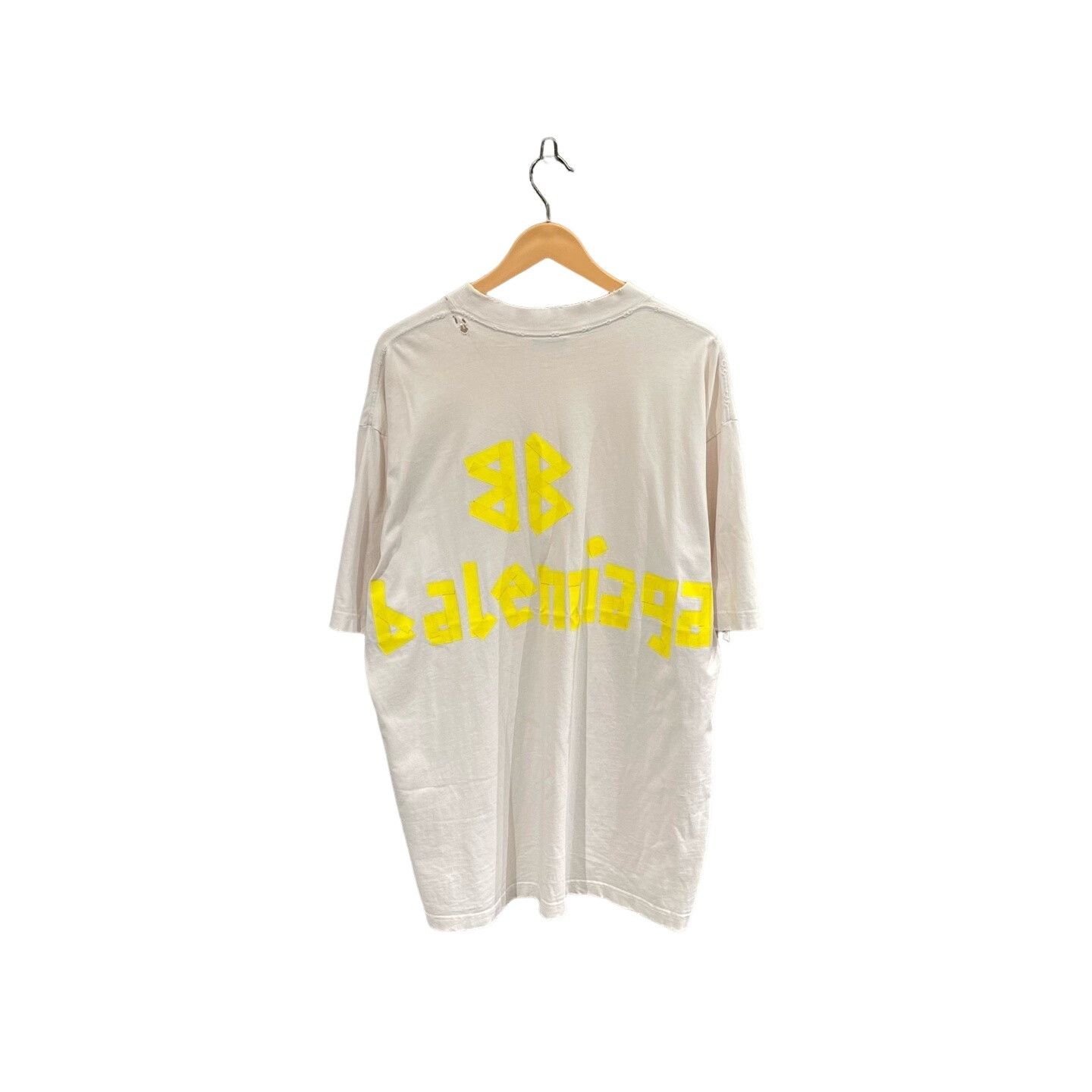 Balenciaga Balenciaga Tape Logo Short Sleeve T-Shirt M Size US M / EU 48-50 / 2 - 1 Thumbnail