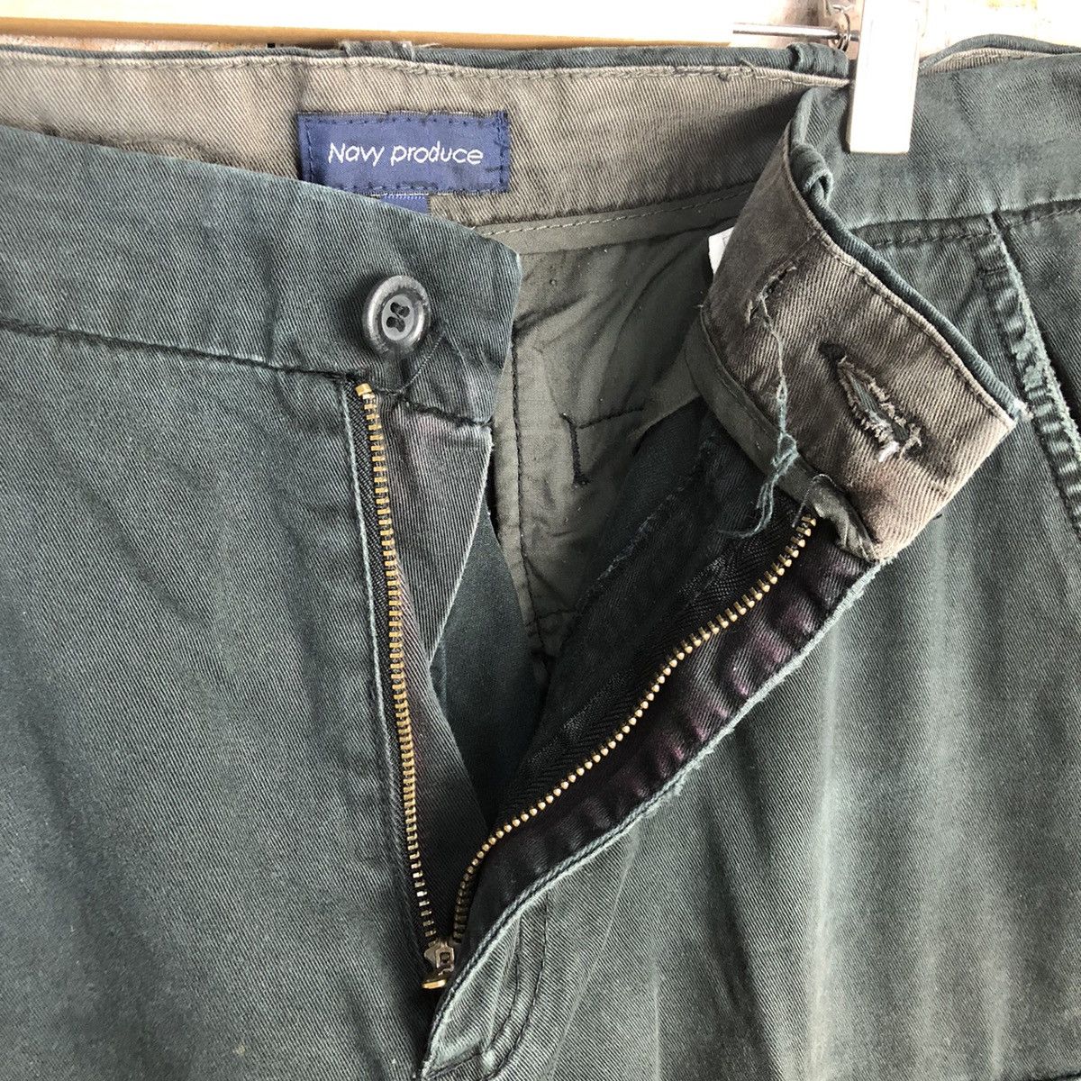 Japanese Brand Navy Produce custom patchwork Cargo Multipocket Pants #A139 Size US 34 / EU 50 - 15 Thumbnail