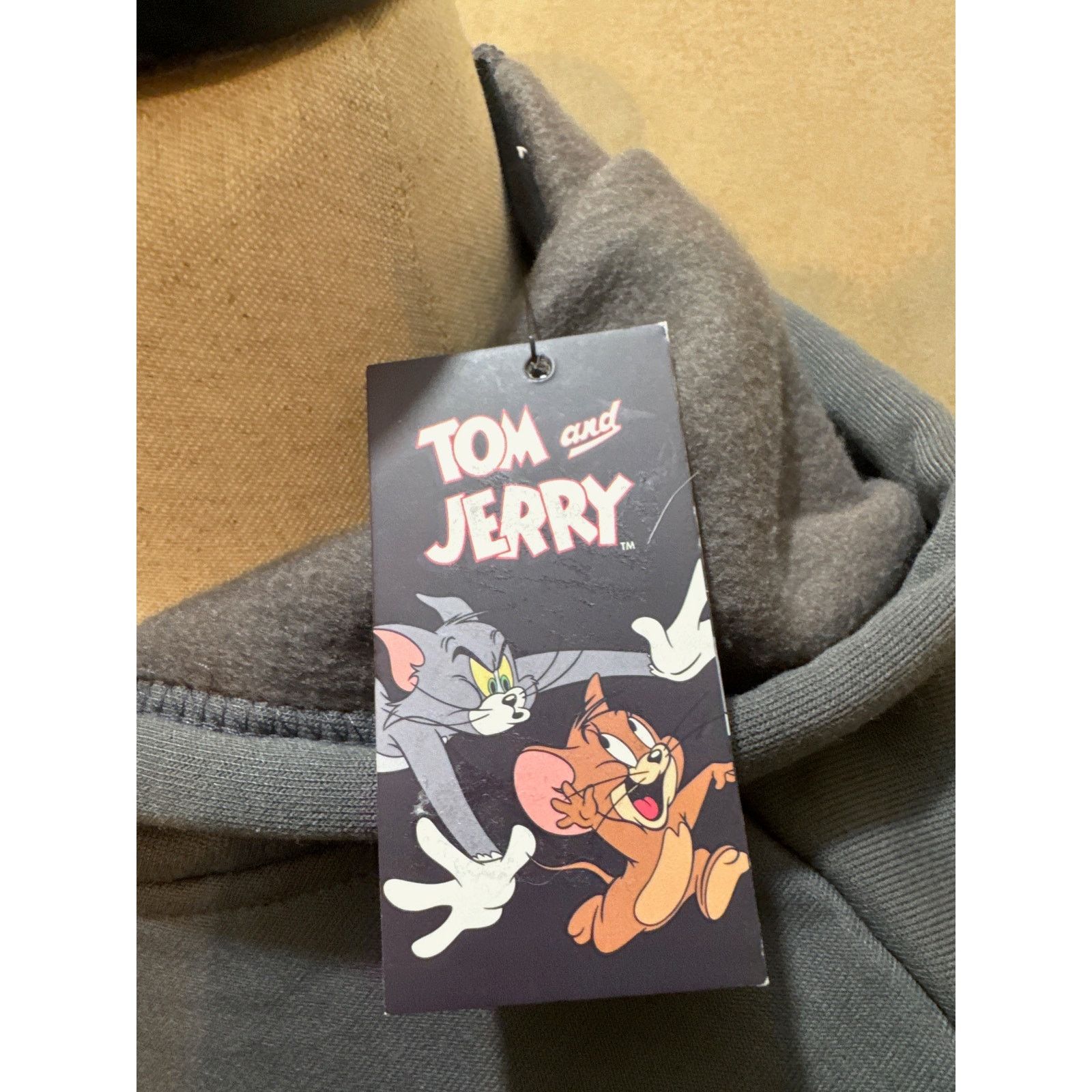 Southpole Tom & Jerry x Southpole Hoodie L Puff Print NWT Gray Size US L / EU 52-54 / 3 - 2 Thumbnail