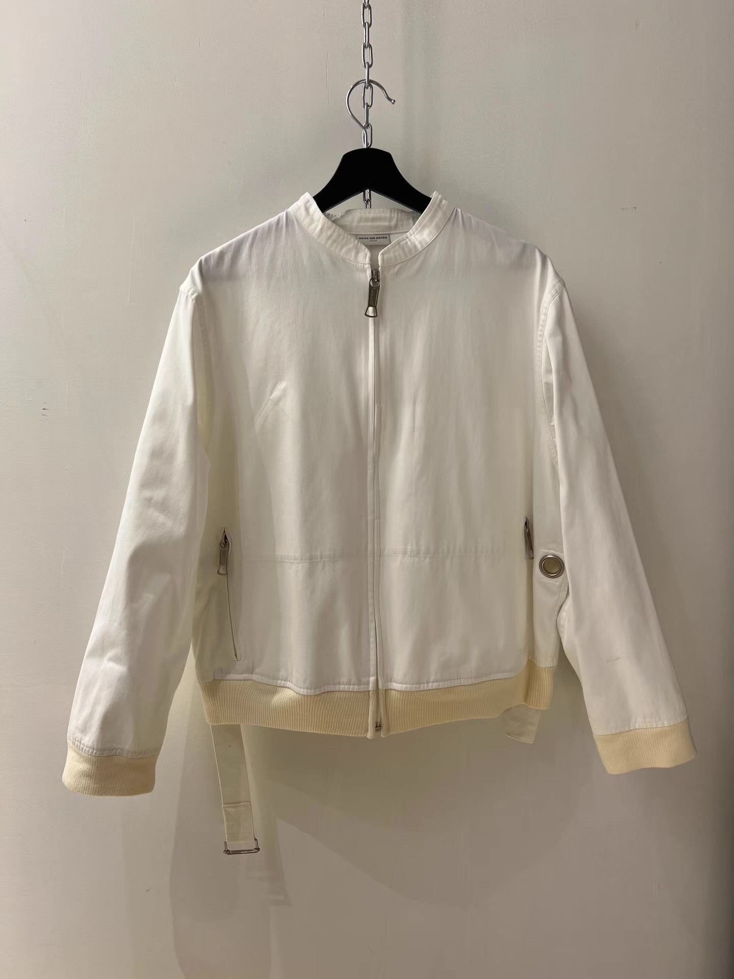 Dries Van Noten Dries Van Noten Lace-Up Metal Ring Bomber Jacket Q13 Size US M / EU 48-50 / 2 - 1 Thumbnail