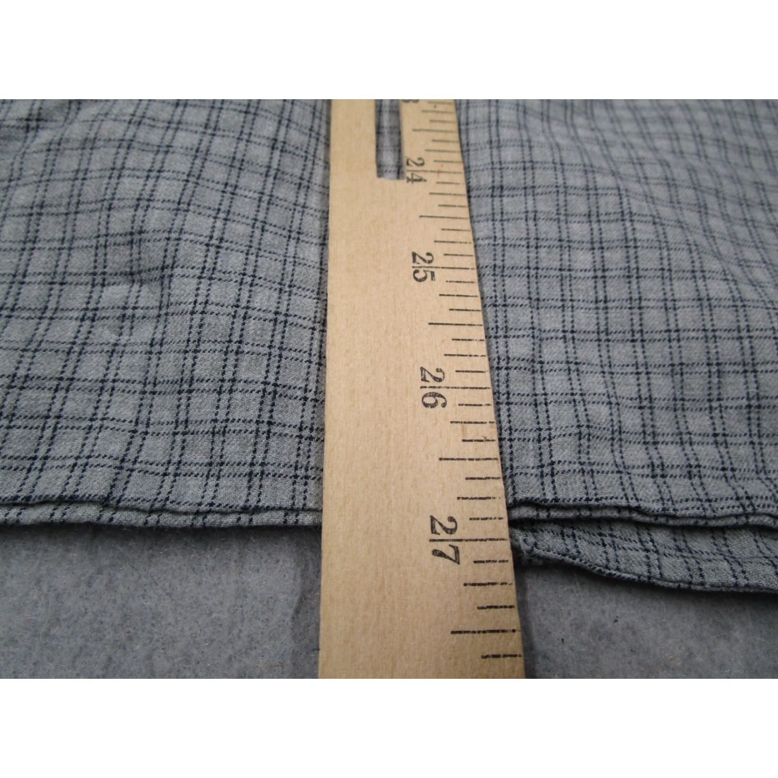 Rag & Bone Rag & Bone Shirt Mens XL Gray Check Long Sleeve Button Up Knit Casual Work Flip Cuff Size US XL / EU 56 / 4 - 7 Thumbnail