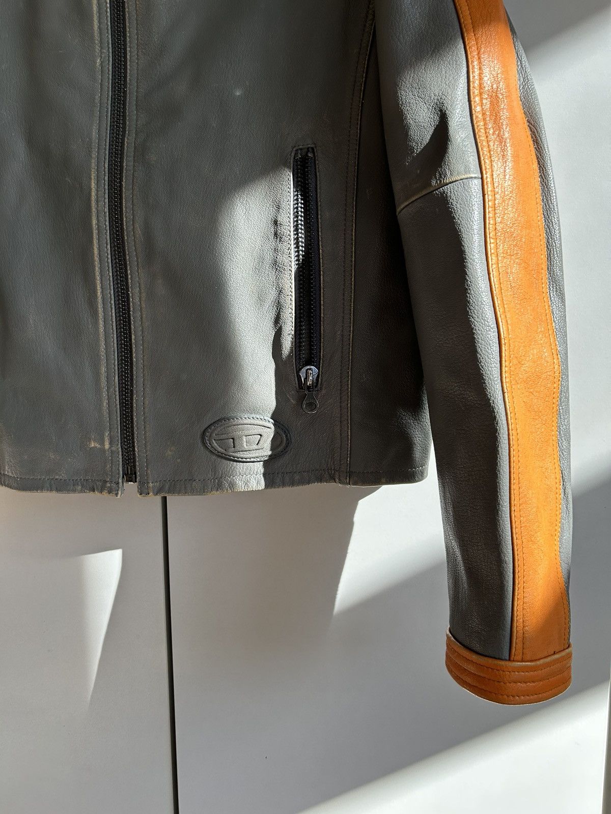Diesel Diesel L-MUSE GIACCA Leather Jacket Size US L / EU 52-54 / 3 - 6 Thumbnail