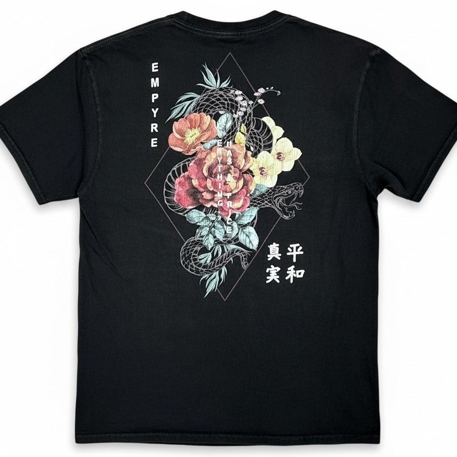 Empyre Empyre Skater Streetwear Black Japanese Men's T-Shirt Size L Size US L / EU 52-54 / 3 - 1 Thumbnail