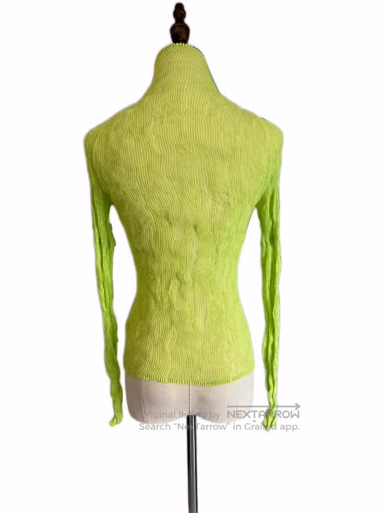 Issey Miyake Issey Miyake Wicker See-through Long-sleeve Top Size M / US 6-8 / IT 42-44 - 2 Thumbnail