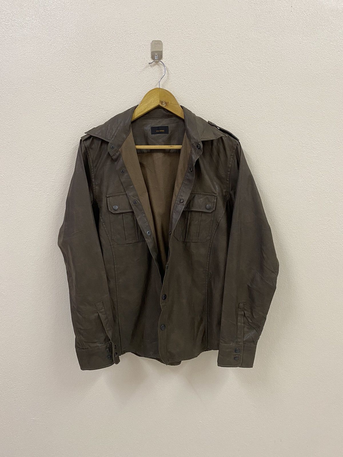 Issey Miyake Tete Homme Jacket Button Up Size US M / EU 48-50 / 2 - 2 Thumbnail