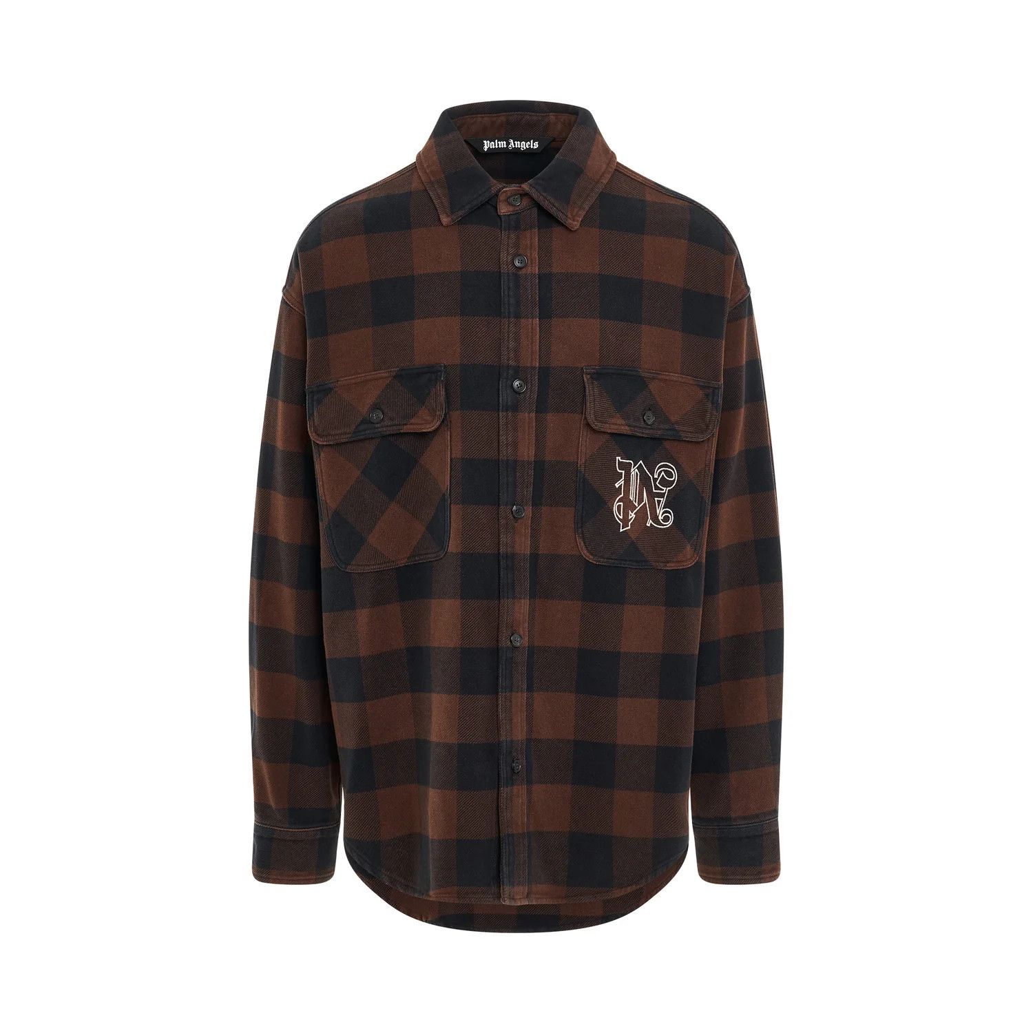 Palm Angels o1mris0824 Shirt in Brown Size US L / EU 52-54 / 3 - 1 Thumbnail