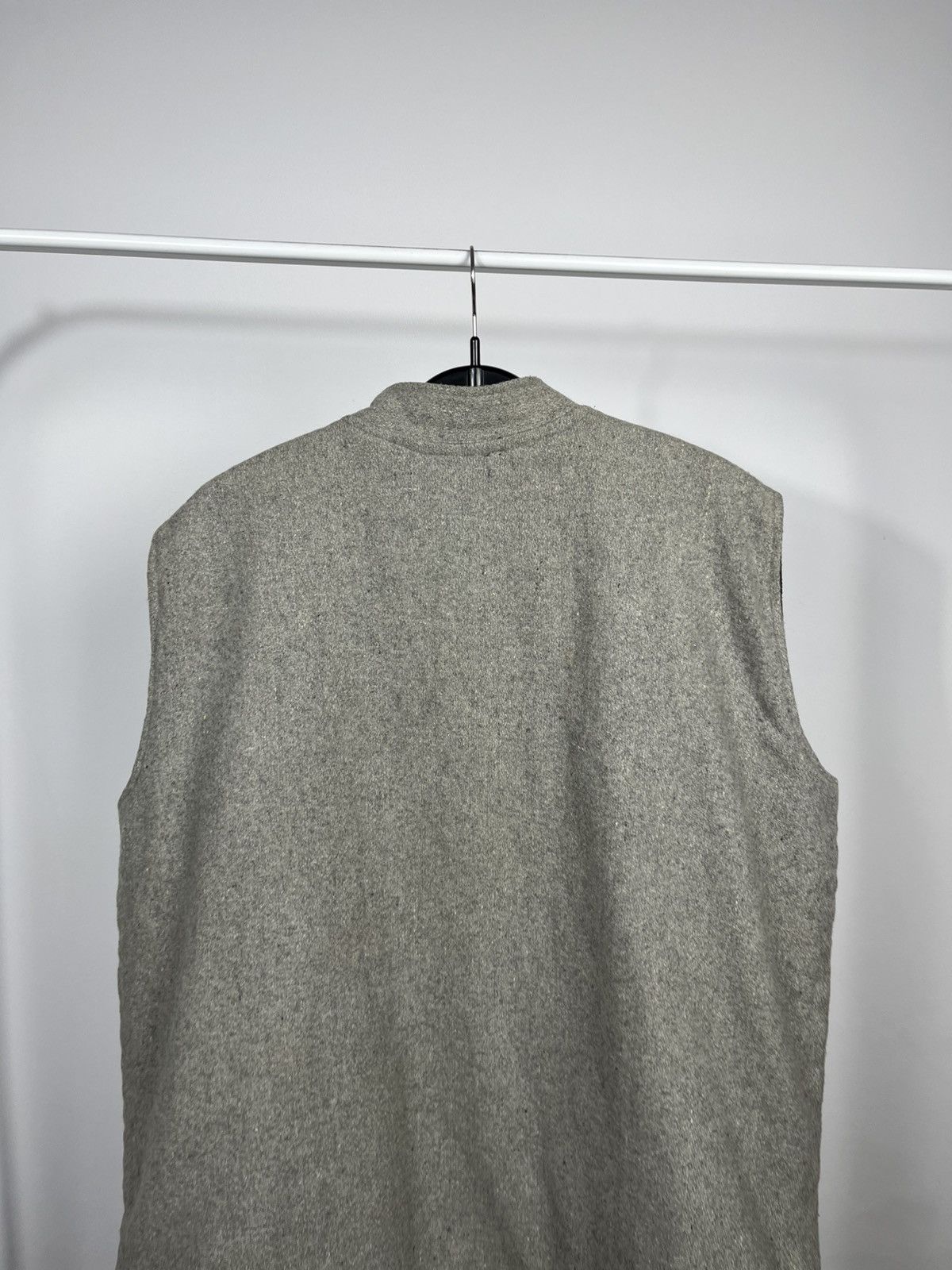 Other Vintage Reversible Wool Vest Button Up Classic Style Size US XL / EU 56 / 4 - 17 Thumbnail