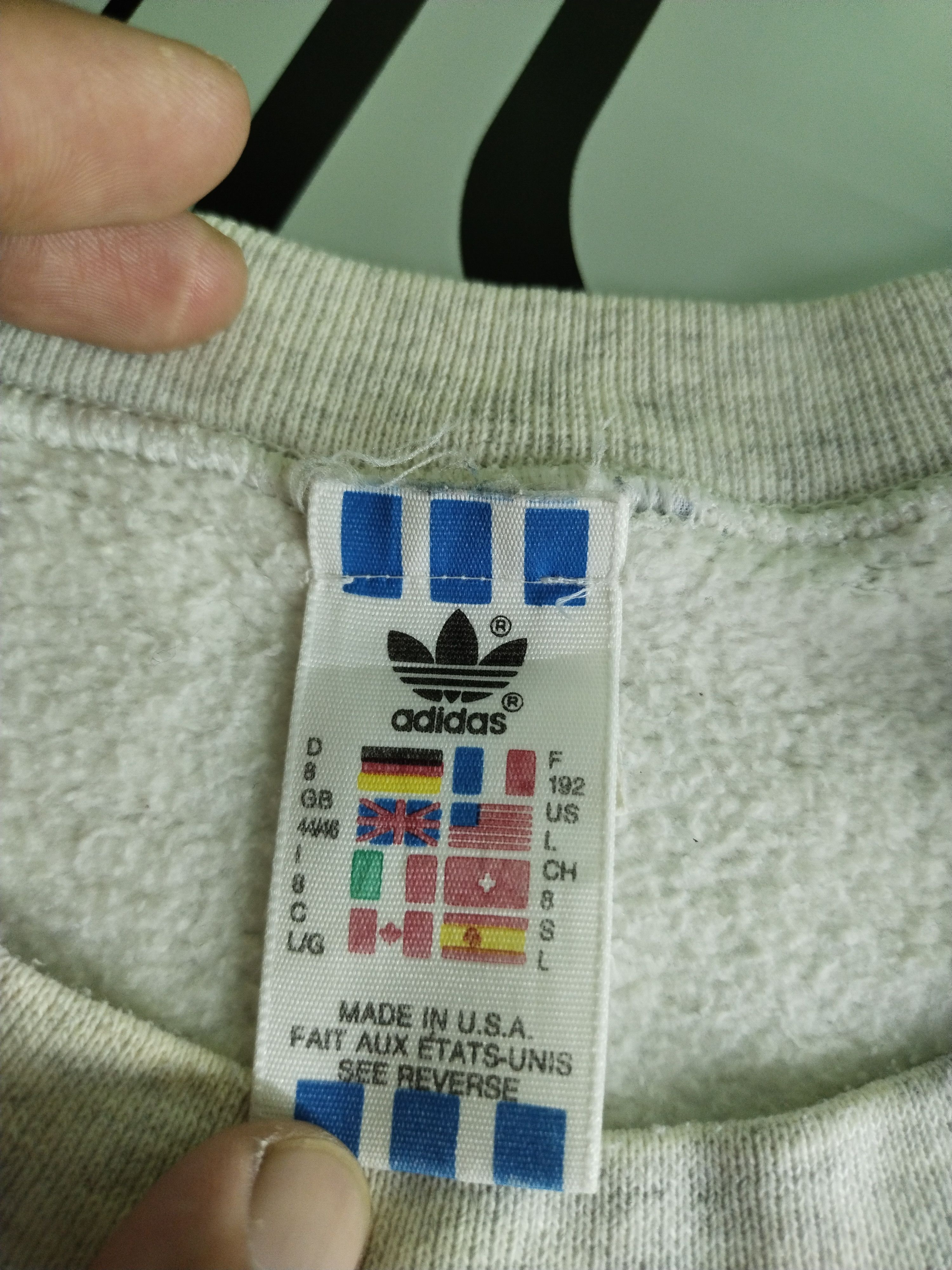 Adidas × Vintage Vintage Adidas Crewneck Size US L / EU 52-54 / 3 - 5 Thumbnail