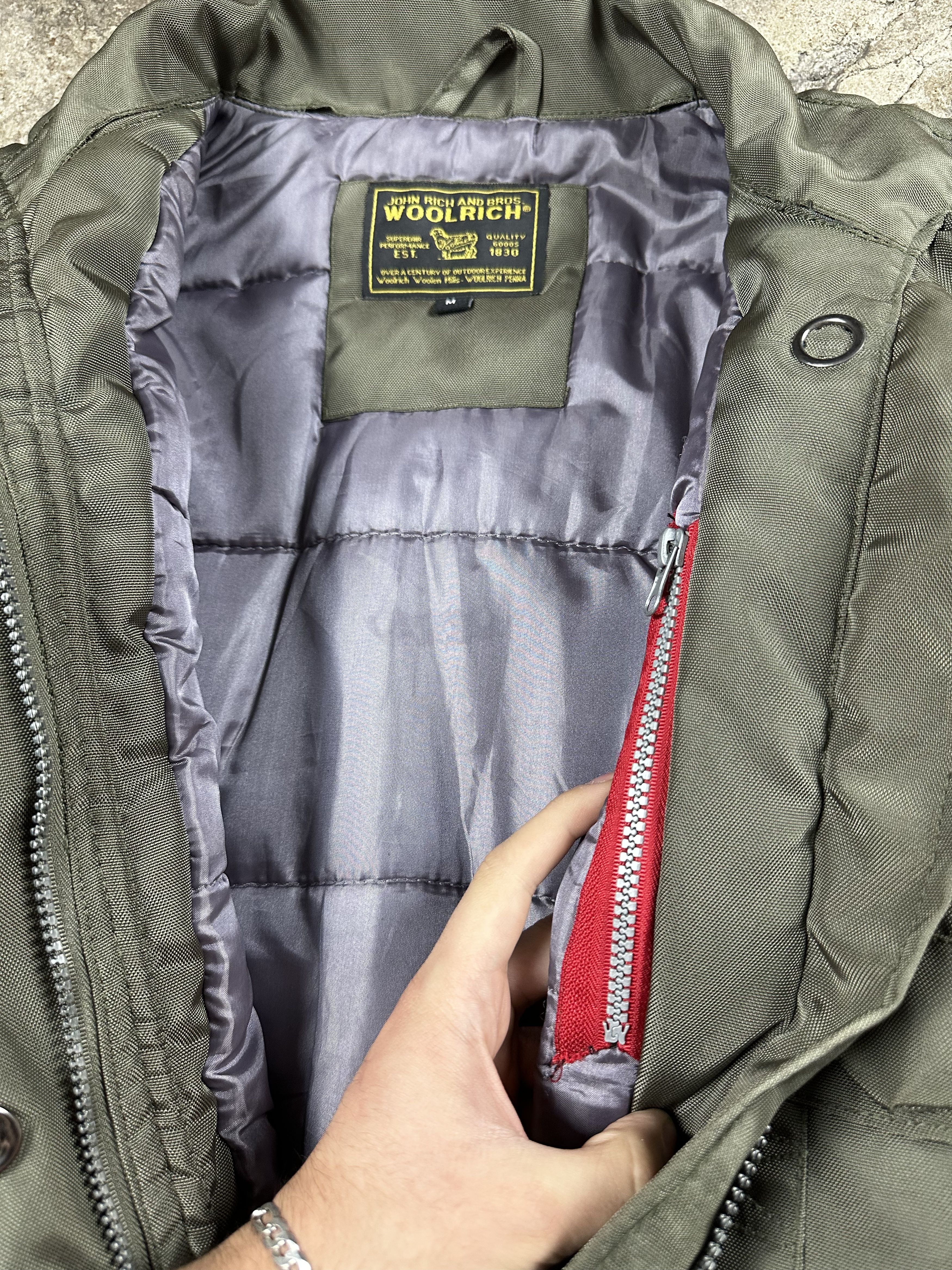 Woolrich Woolen Mills John Rich and Bros Woolrich Nylon Military Jacket Khaki Size US S / EU 44-46 / 1 - 7 Thumbnail