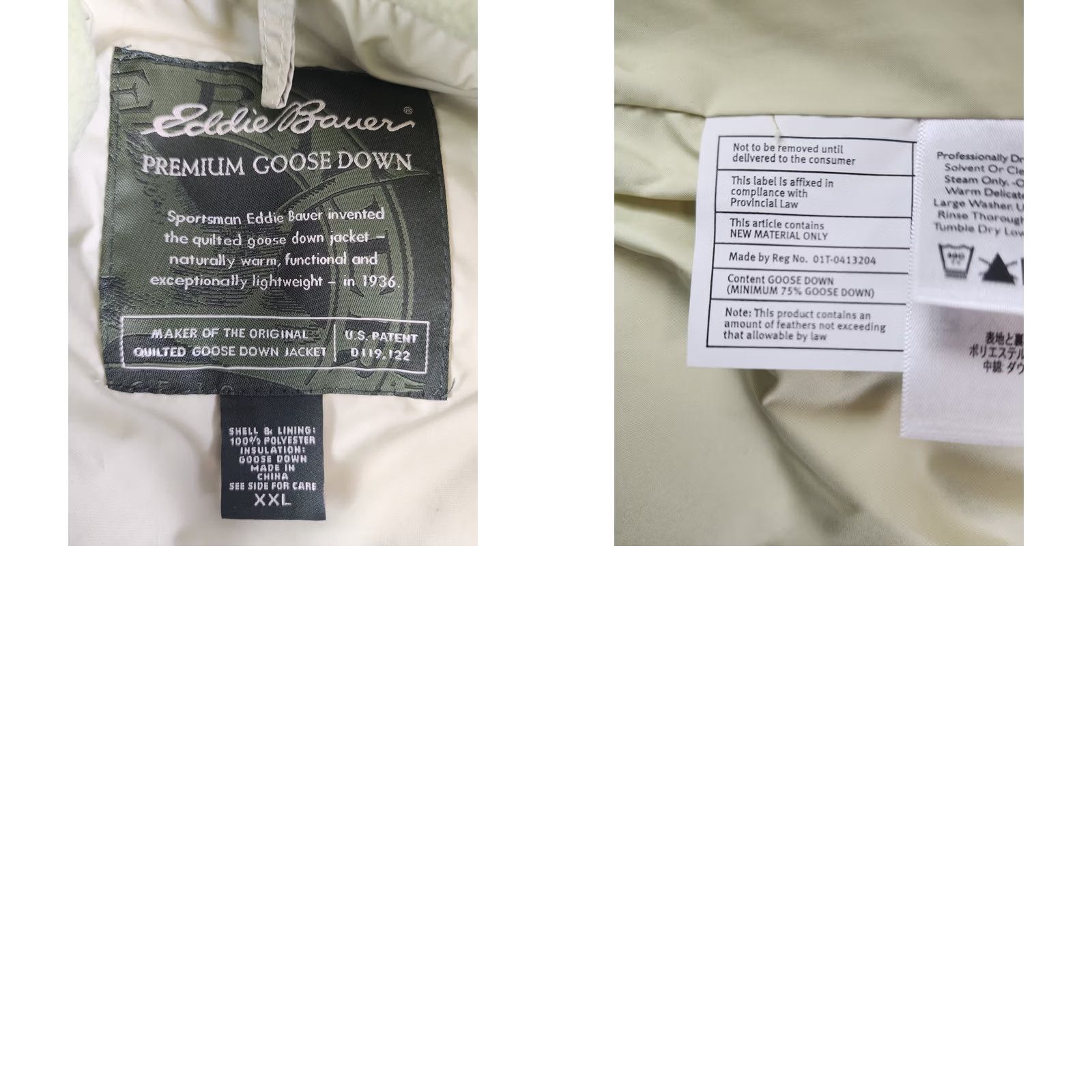 Eddie Bauer Eddie Bauer Goose Down Puffer Vest Jacket Green 2XL Women Sleeveless Regular Fit Size XXL / US 16-18 / IT 52-54 - 8 Thumbnail