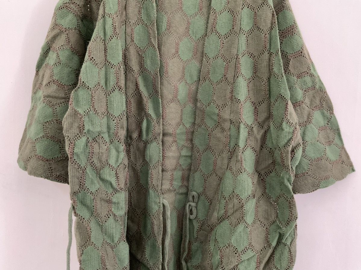Japanese Brand Vintage Japan Green Cardigan Kimono Size US L / EU 52-54 / 3 - 5 Thumbnail