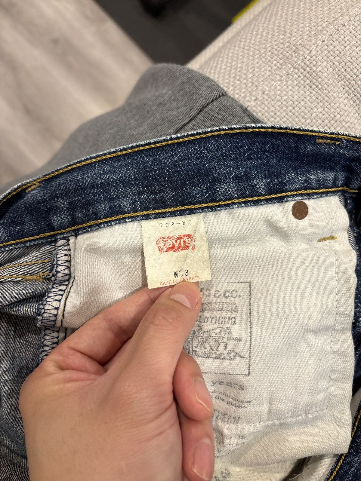 Levi's Vintage Clothing Levis vintage clothing made in japan lot 702 Size US 33 - 5 Thumbnail