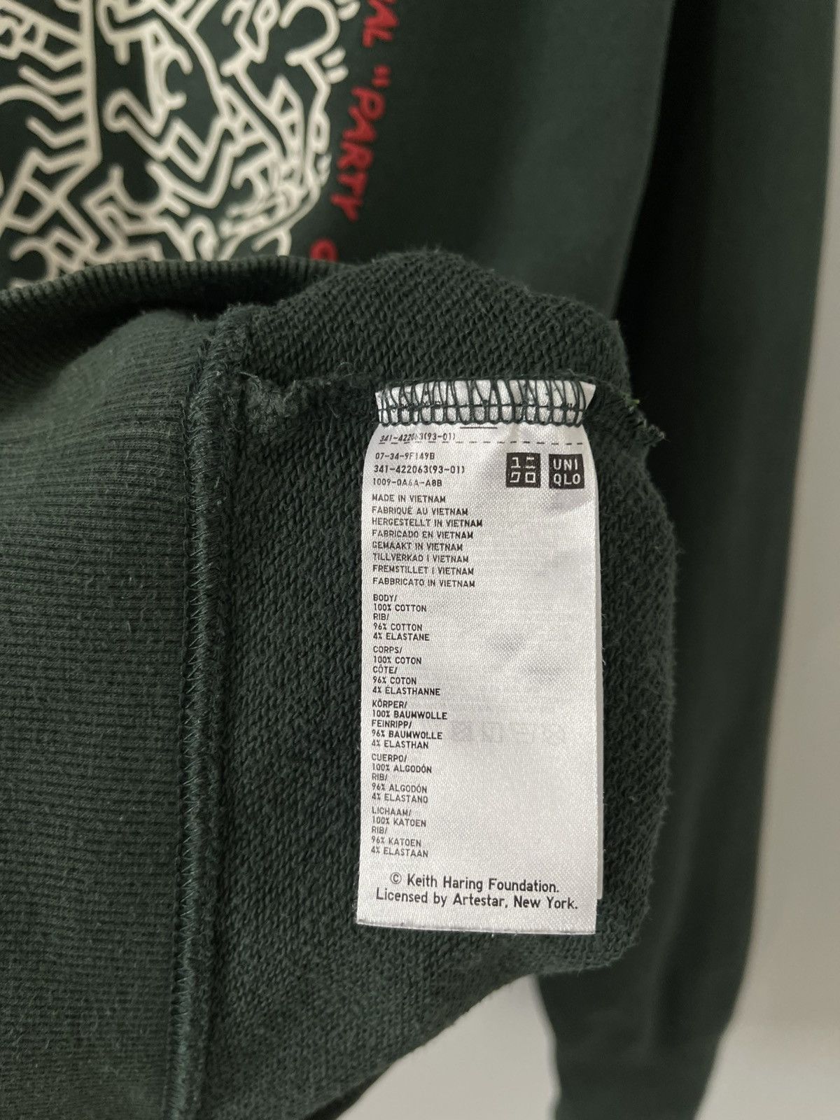 Keith Haring Uniqlo x Keith Haring ’Party of life’ Y2k Sweatshirt Size US L / EU 52-54 / 3 - 12 Thumbnail