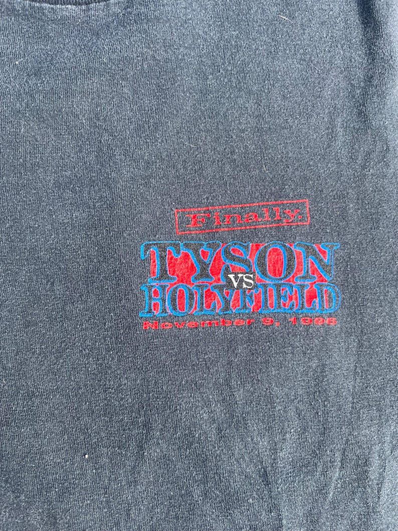 Other RARE AUTHENTIC Tyson vs Holyfield fight tee 1996 MGM Grand Size US L / EU 52-54 / 3 - 2 Thumbnail