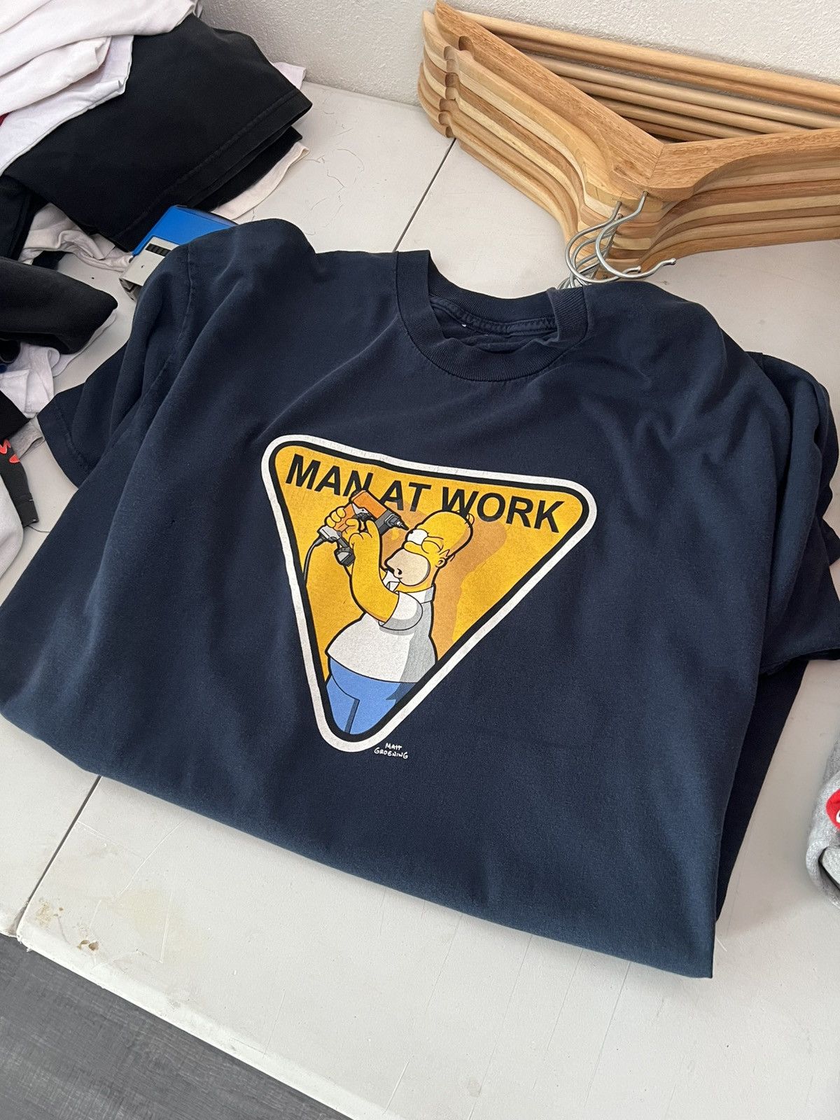 The Simpsons 2007 Homer Man At Work Promo Tee Size US XL / EU 56 / 4 - 1 Thumbnail