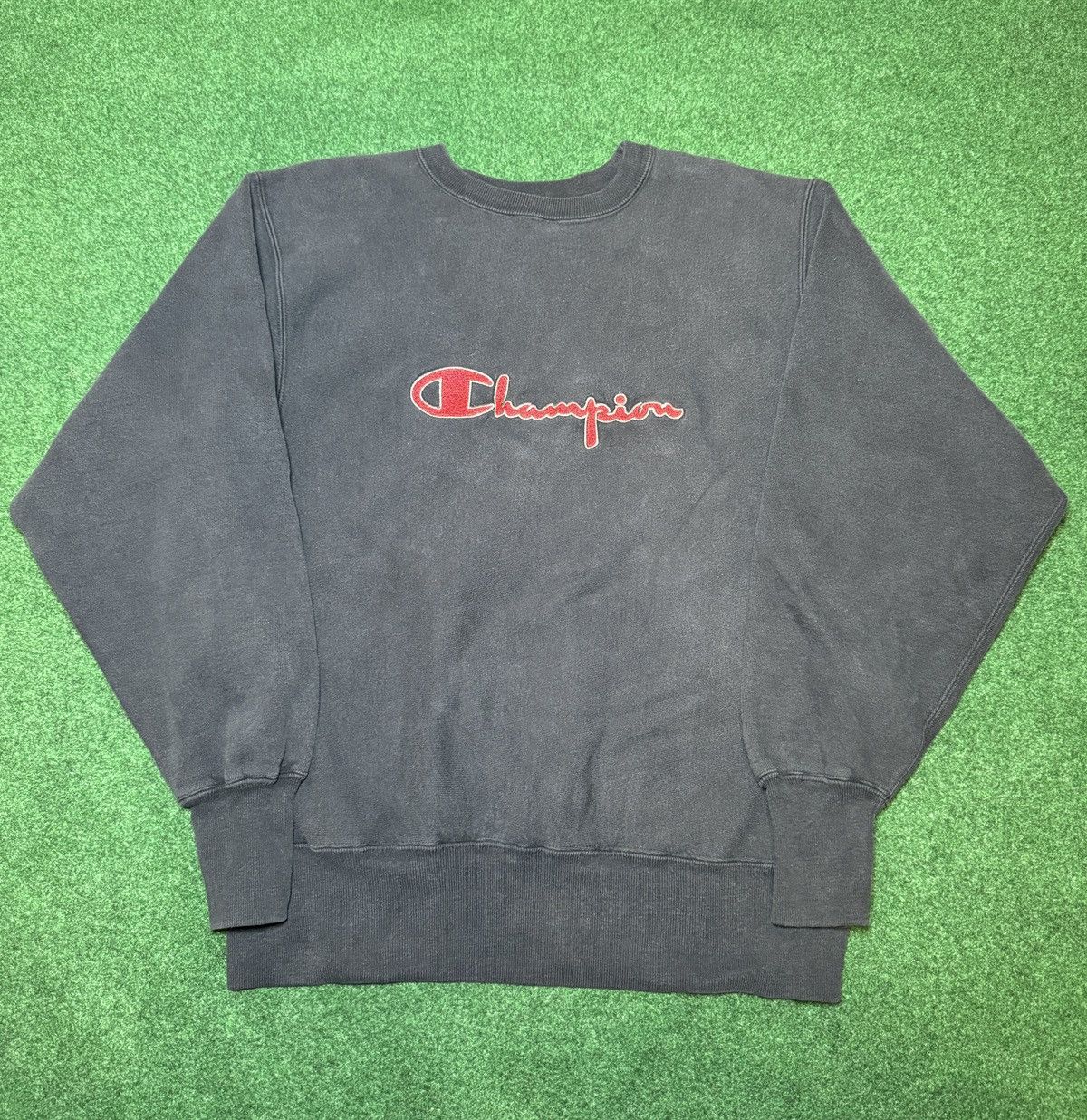 Vtg 90s Champion Reverse Weave Spellout Hip Hop Sweatshirt