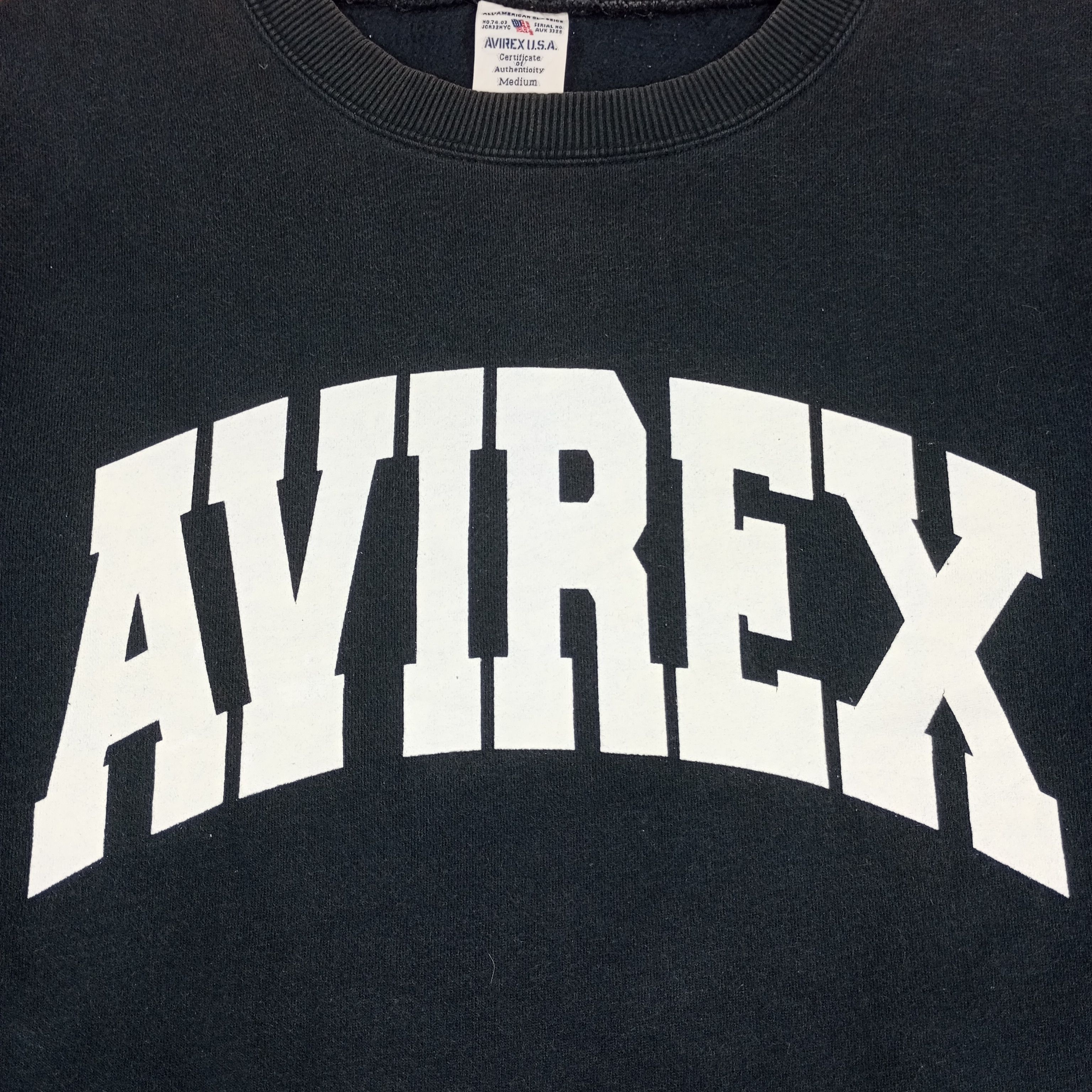 Avirex × Vintage Avirex Spellout Design Streetwear Style Sweatshirt Size US S / EU 44-46 / 1 - 2 Thumbnail