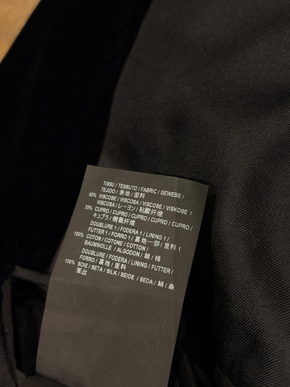 Saint Laurent Paris Saint Laurent Velvet Blazer Size 36R - 6 Thumbnail