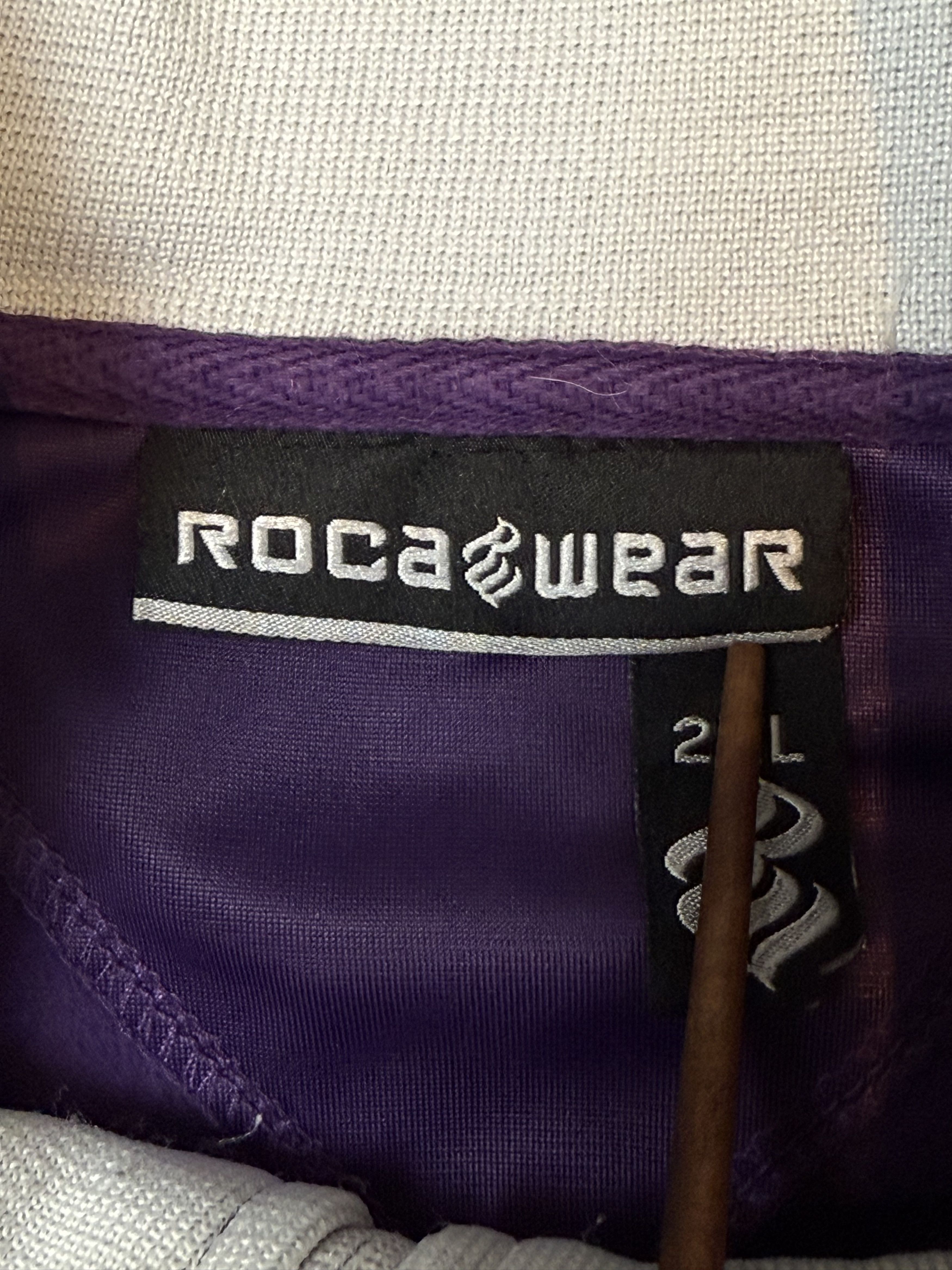 Rocawear Rocawear Big Logo Track Jacket Tracksuit Jacket Violet Rap Size US XXL / EU 58 / 5 - 10 Thumbnail