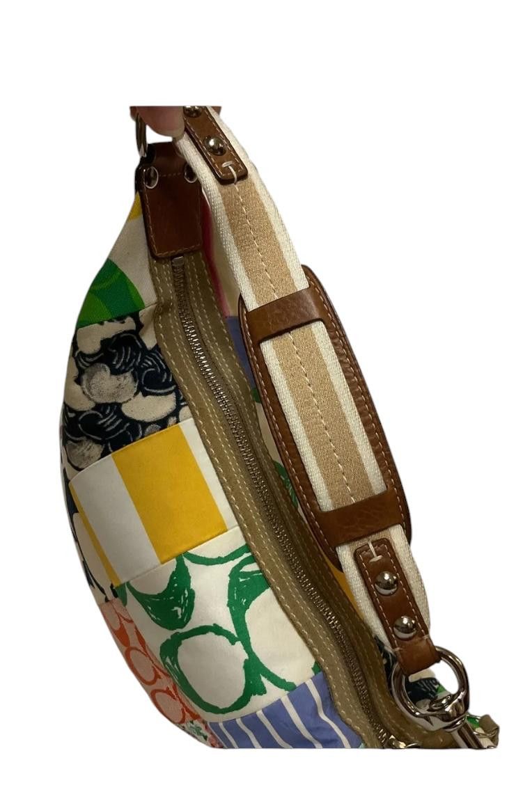 Coach Coach Multicolored Cotton Hobo Bag- LIMITED EDITION Size ONE SIZE - 4 Thumbnail