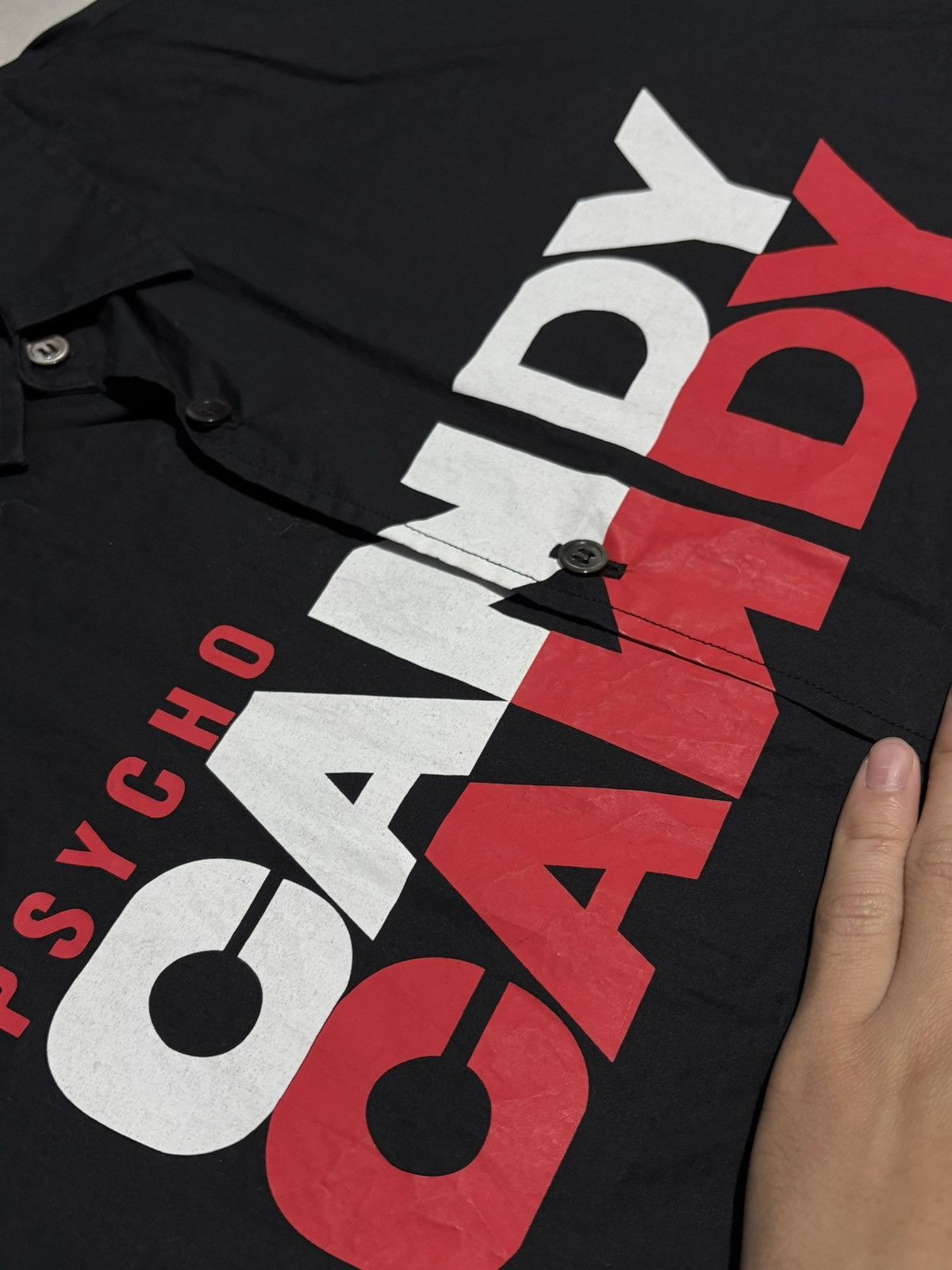 Undercover M SS14 Undercover Psychocandy button shirt graphic logo red Size US M / EU 48-50 / 2 - 7 Thumbnail
