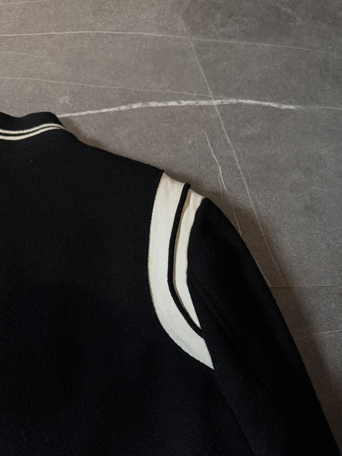 Saint Laurent Paris Saint Laurent Black Wool Teddy Jacket Size US M / EU 48-50 / 2 - 9 Thumbnail