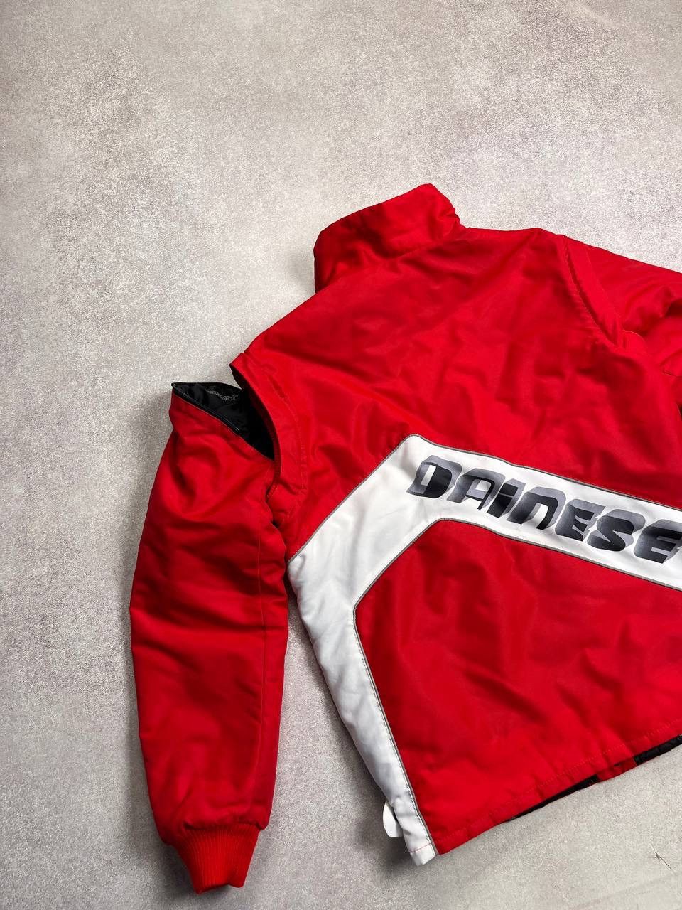 Dainese × Vintage Vintage 2in1 Dainese Red Moto Modular Jacket L Y2K Size US L / EU 52-54 / 3 - 4 Thumbnail