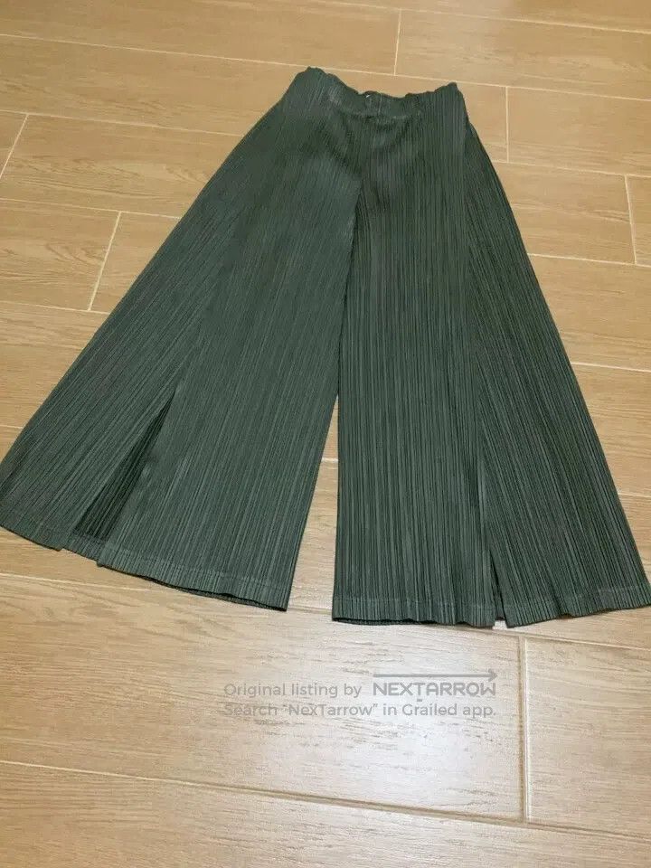 Issey Miyake Issey Miyake Green Trousers Size 25" / US 0 / IT 36 - 1 Thumbnail
