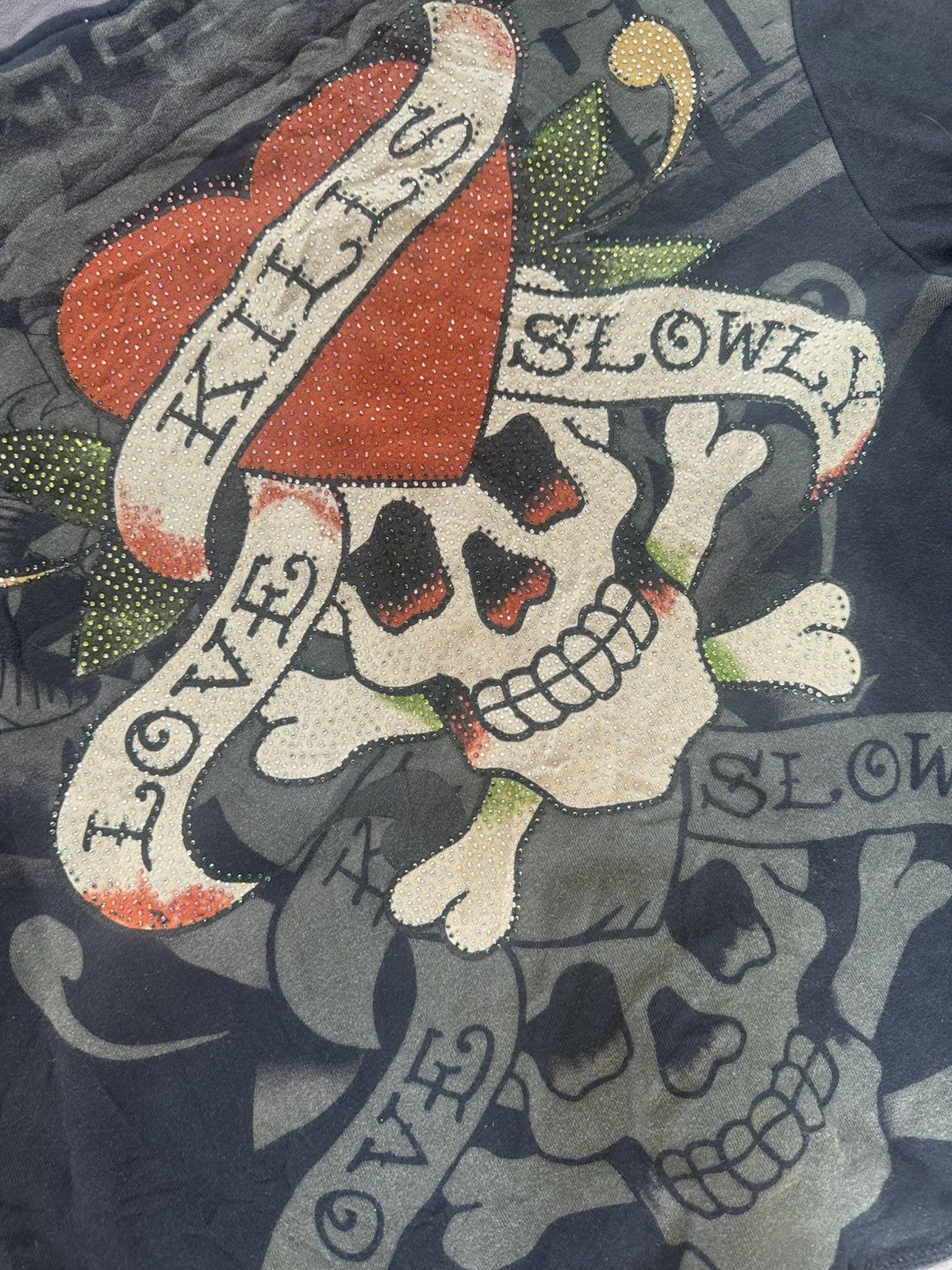 Ed Hardy Ed hardy hoody overprint embroidery Size US L / EU 52-54 / 3 - 3 Thumbnail