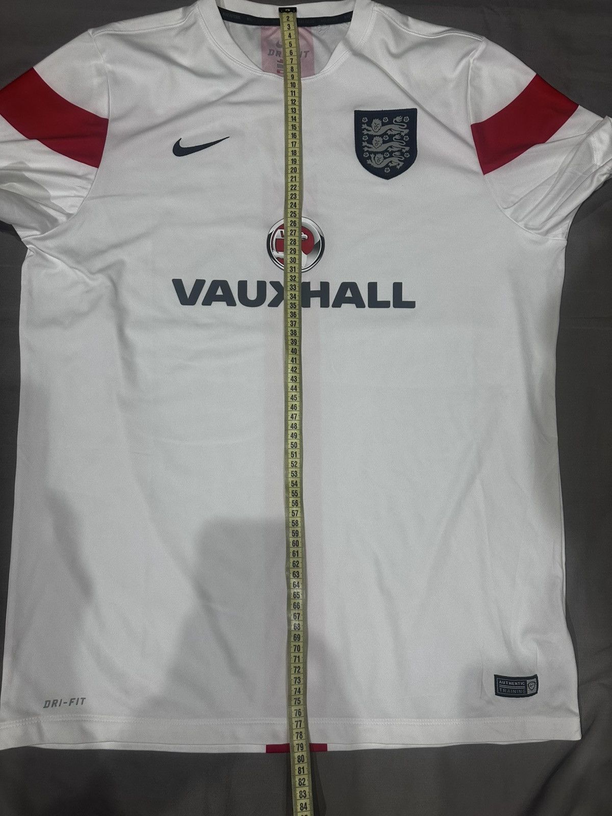 Nike Nike England 14 /15 Training Football Shirt Soccer Jersey Size US XL / EU 56 / 4 - 5 Thumbnail