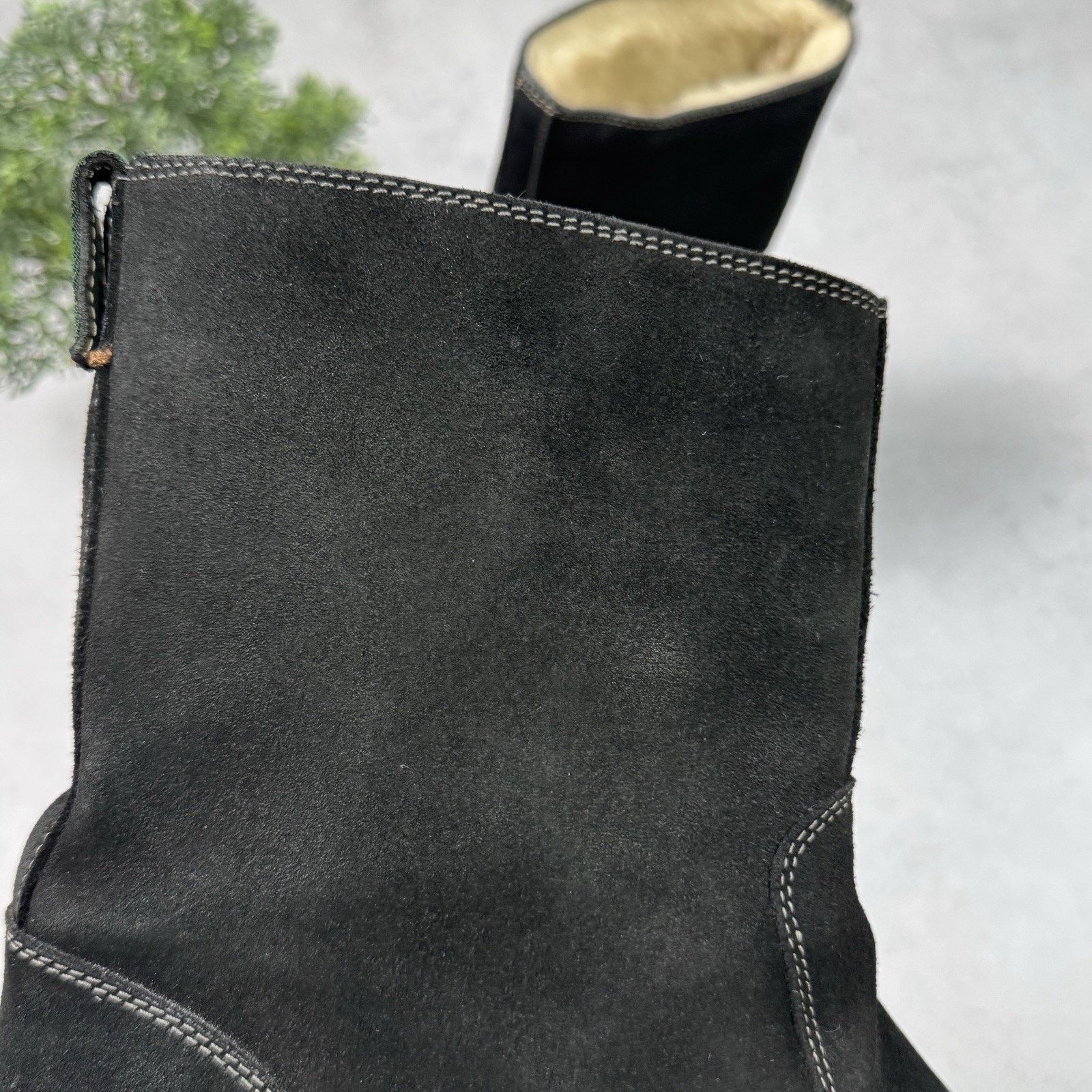 Gucci Gucci Men High Suede Fur Boot Winter Black Size US 9 Size US 9 / EU 42 - 5 Thumbnail